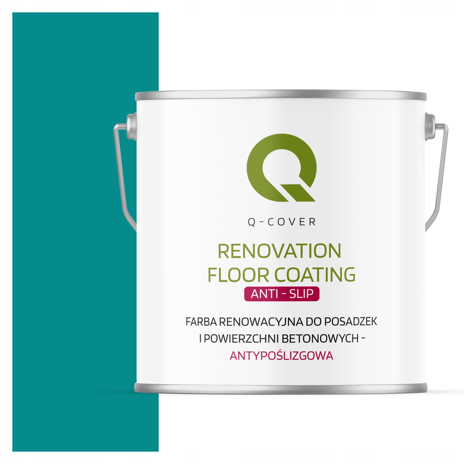 Renovačná Farba Na Podlahy Protišmyková Modrá Tyrkysová RAL5018 5 L