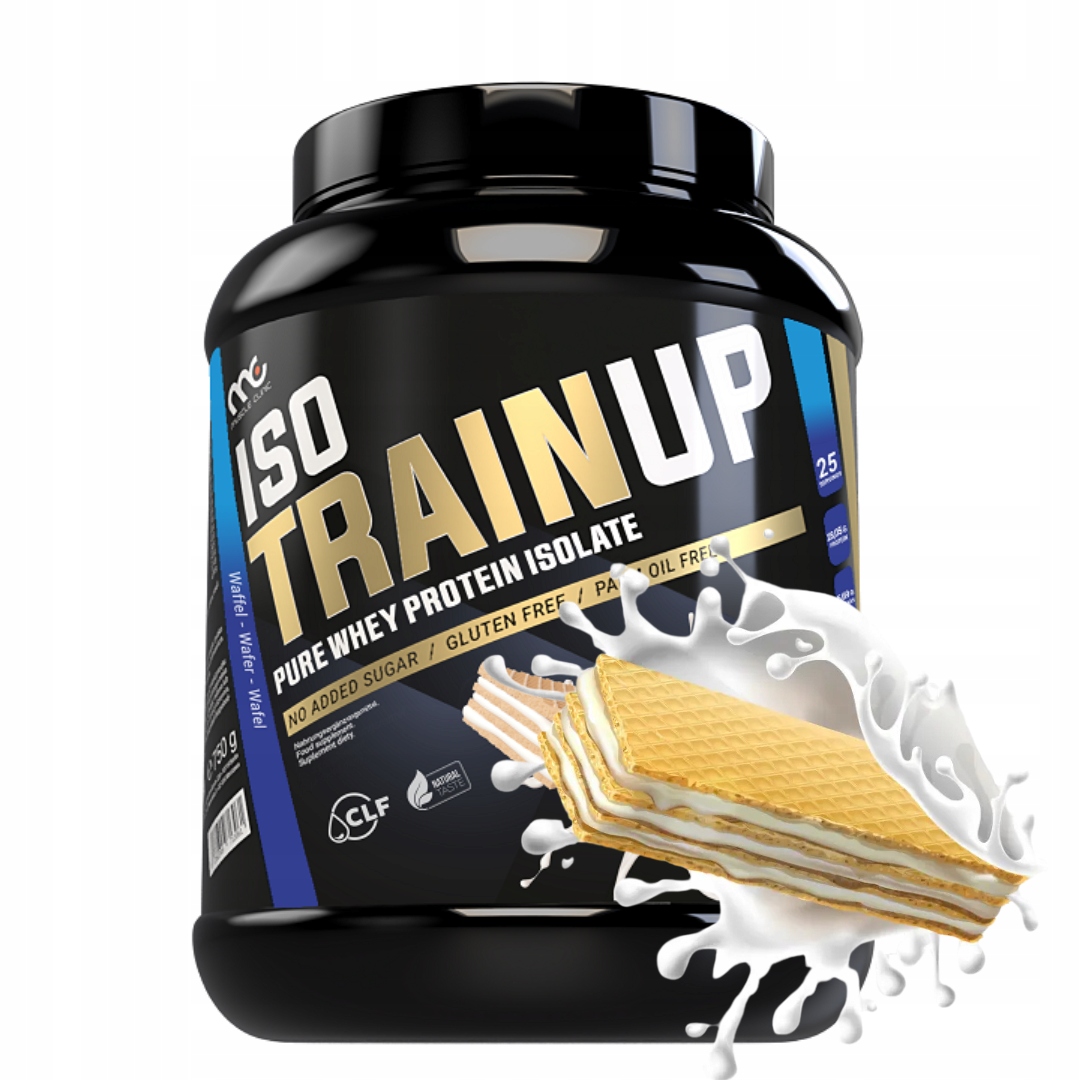 Muscle Clinic Iso Train Up 750 g Wpi proteinový izolát s oplatkami