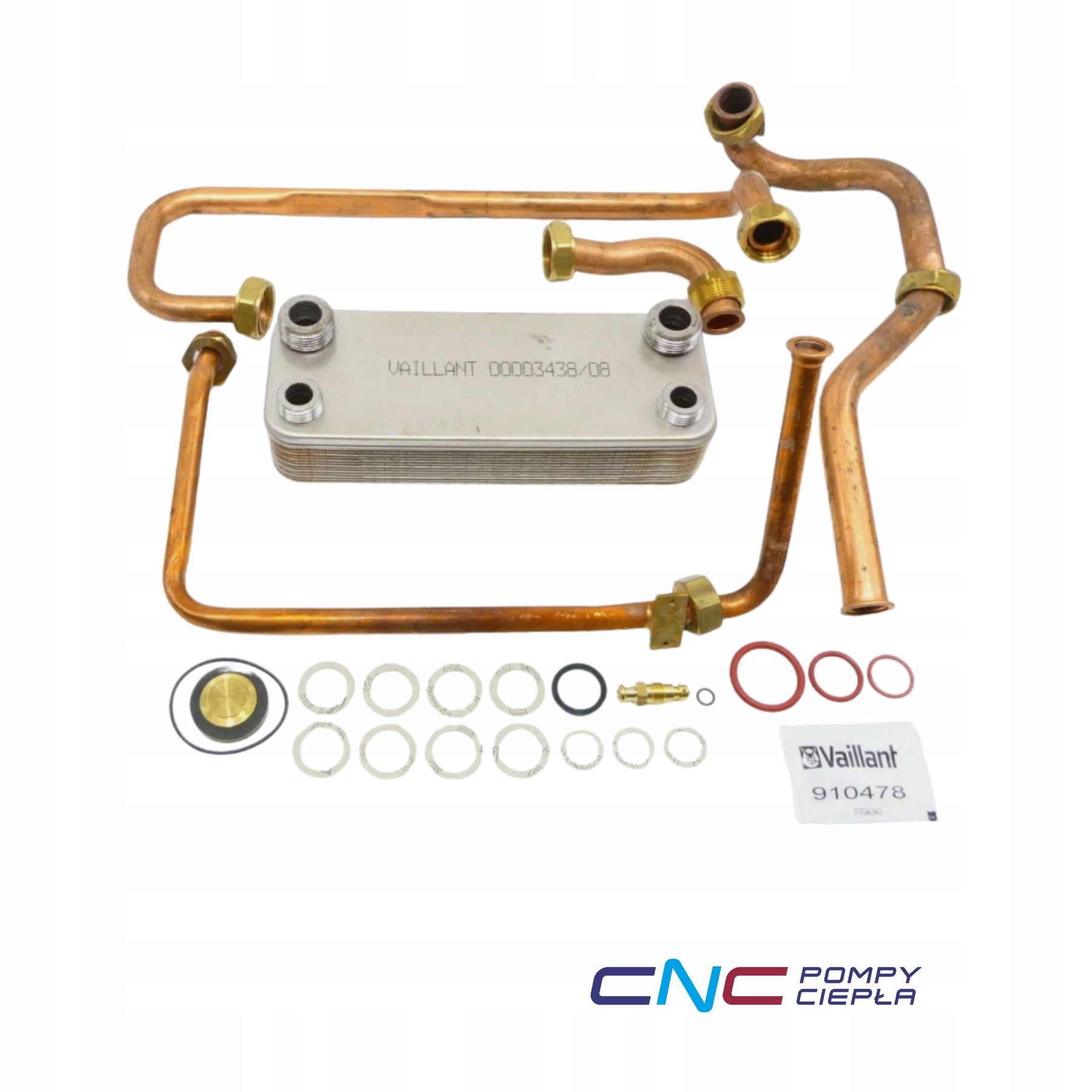 Vaillant 065034 – Wymiennik ciepła wtórny U-Satz ORYGINAŁ