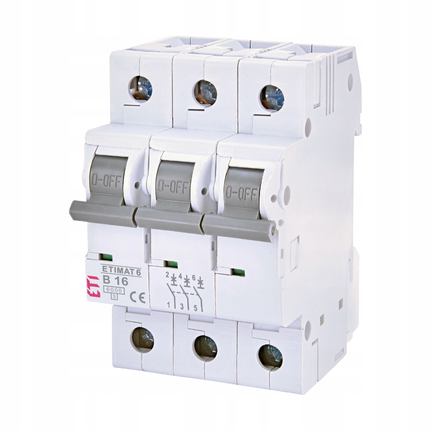 Eti Nadprúdový vypínač Poistka 6 3P B 25A