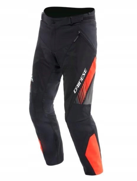 Motocyklové nohavice Dainese Drake 2 Air Absoluteshell Čierno/červené-Fluo