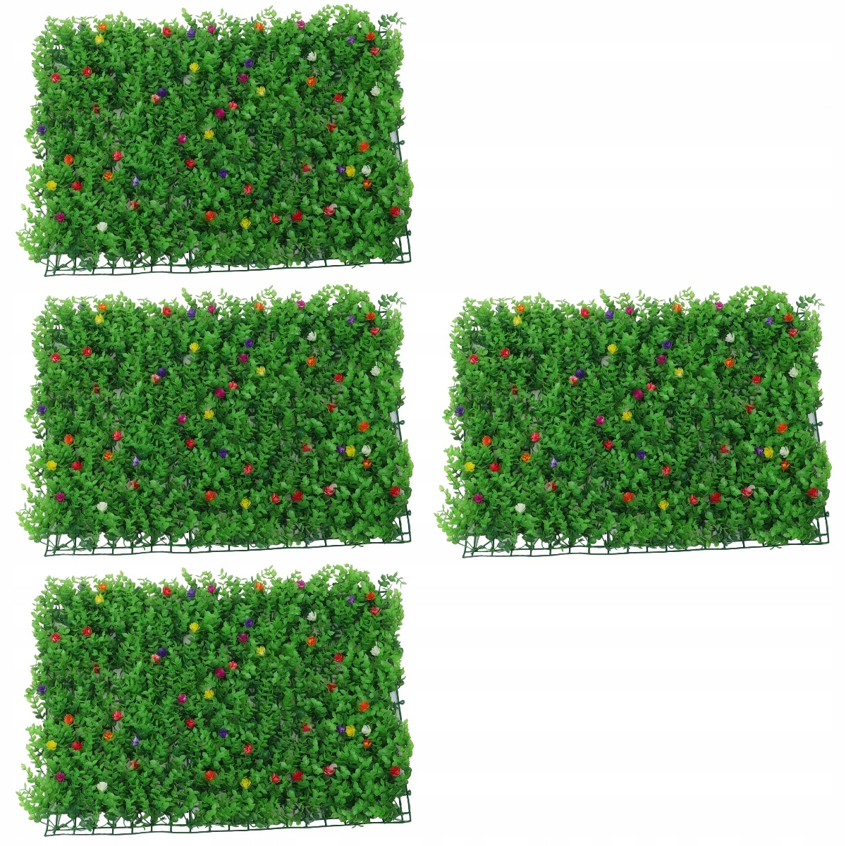 

4 szt. Sztuczny trawnik Topiary Mata ścienna Kwiat