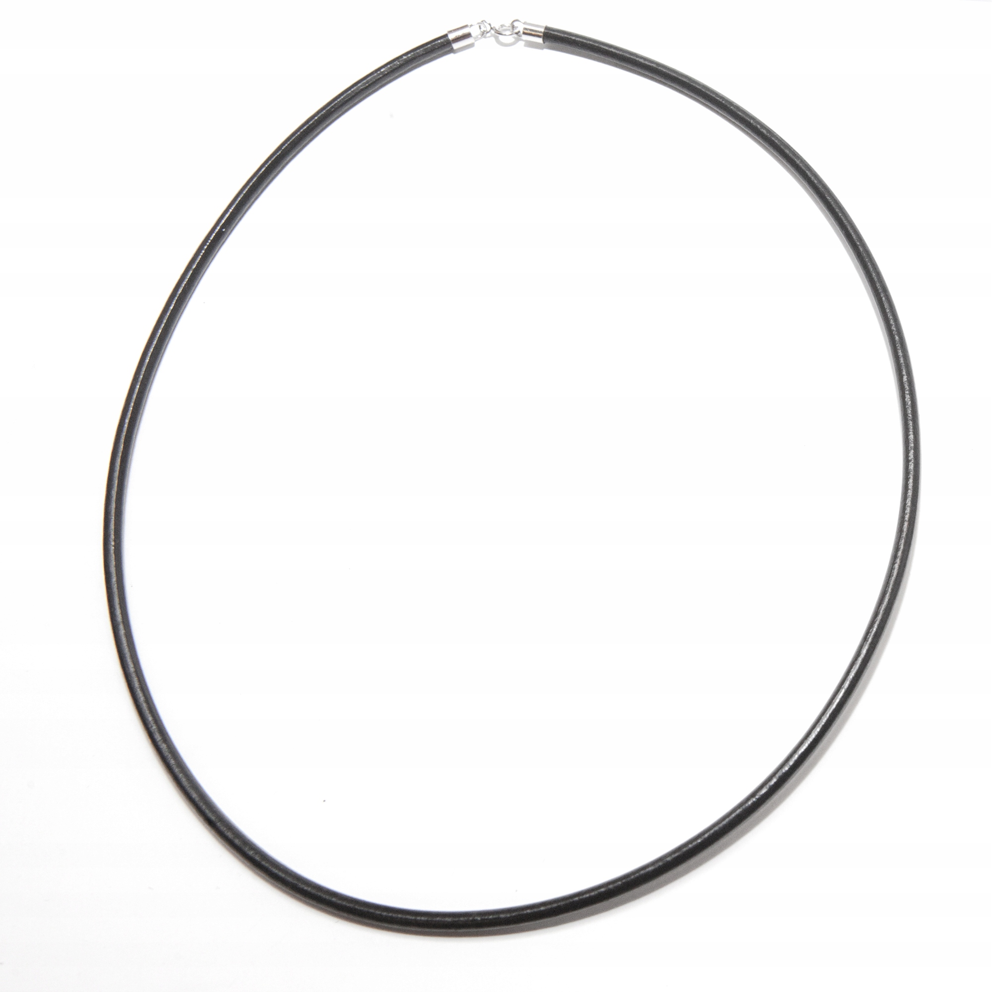 

Rzemyk ze srebrnym zapięciem rzemień 3 mm 55 cm