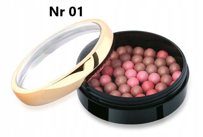 Golden rose ball blusher - róż w kulkach 01