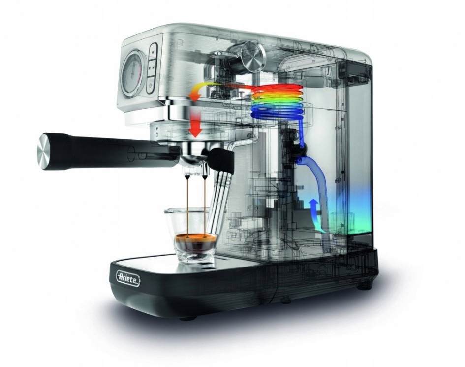 EKSPRES KOLBOWY ARIETE 1381/10 PERFETTO SLIM METAL Model 1381