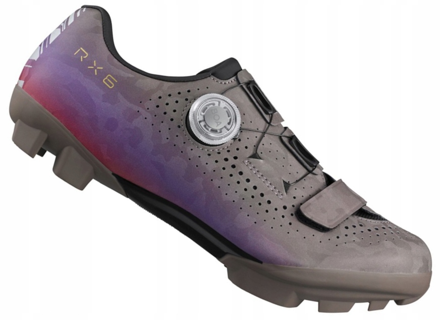Damskie Buty Rowerowe Spd Shimano RX6 RX600 Grey/Purple r. 38 Gravel