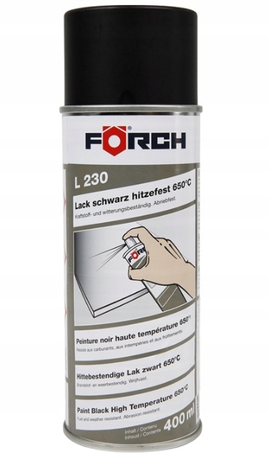 FORCH L230 тепловой лак черный 400 мл