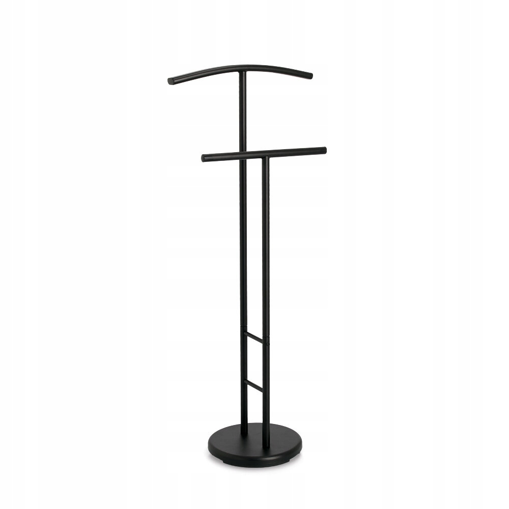 Wieszak Na Ubrania Metalowy Czarny Loftowy Stojący 46 X 28 X 114 CM Do 5KG