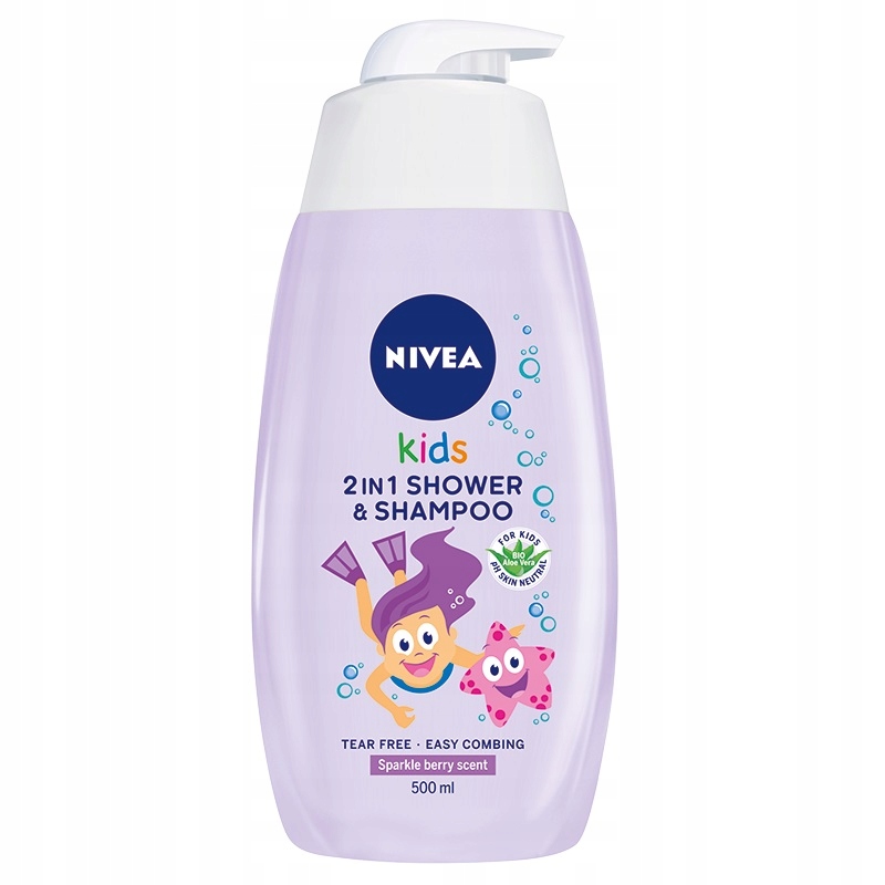 

Nivea Kids żel do mycia 2w1 Owocowe Żelków 500ml