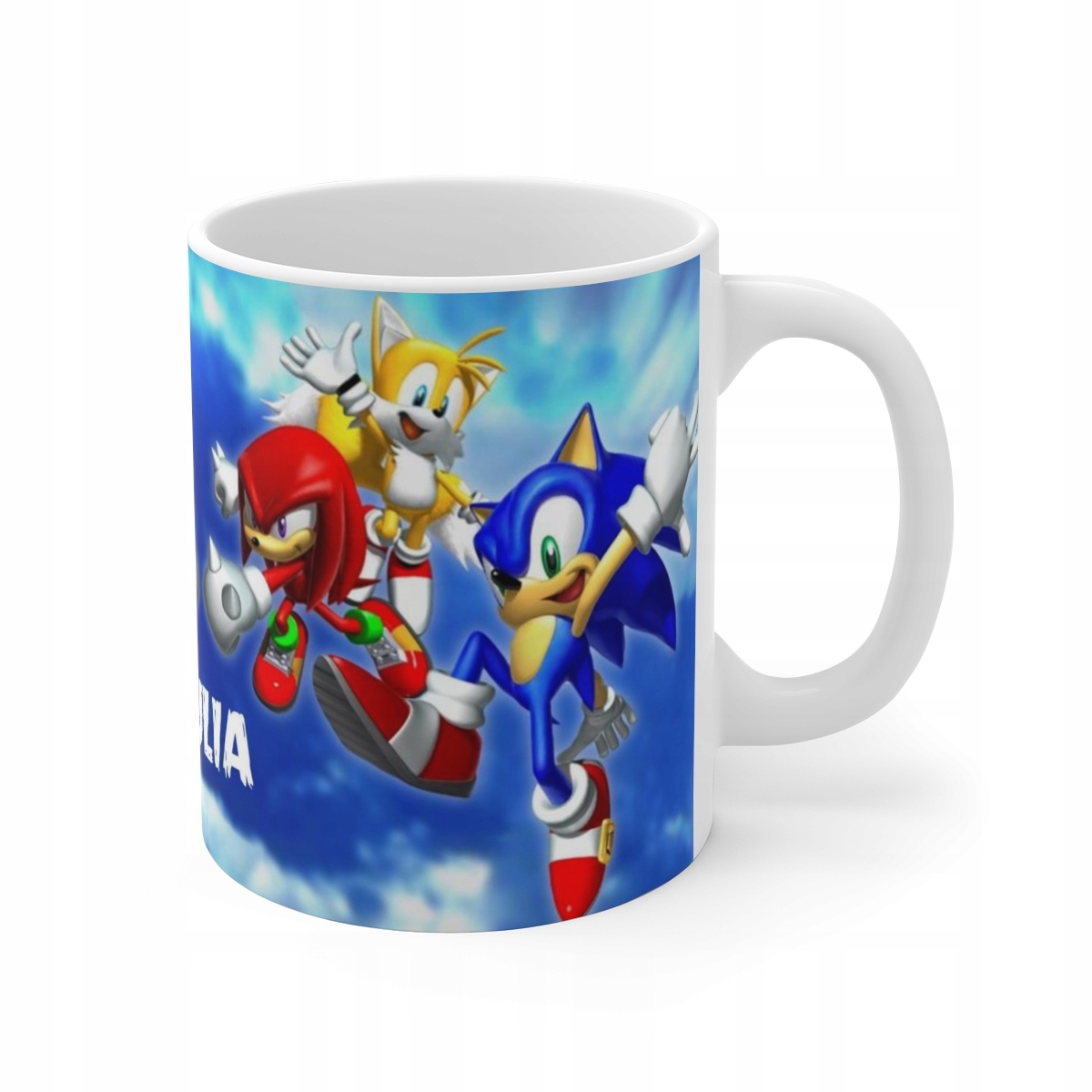 

Kubek imię Sonic 2 X błyskawica Hedgehog