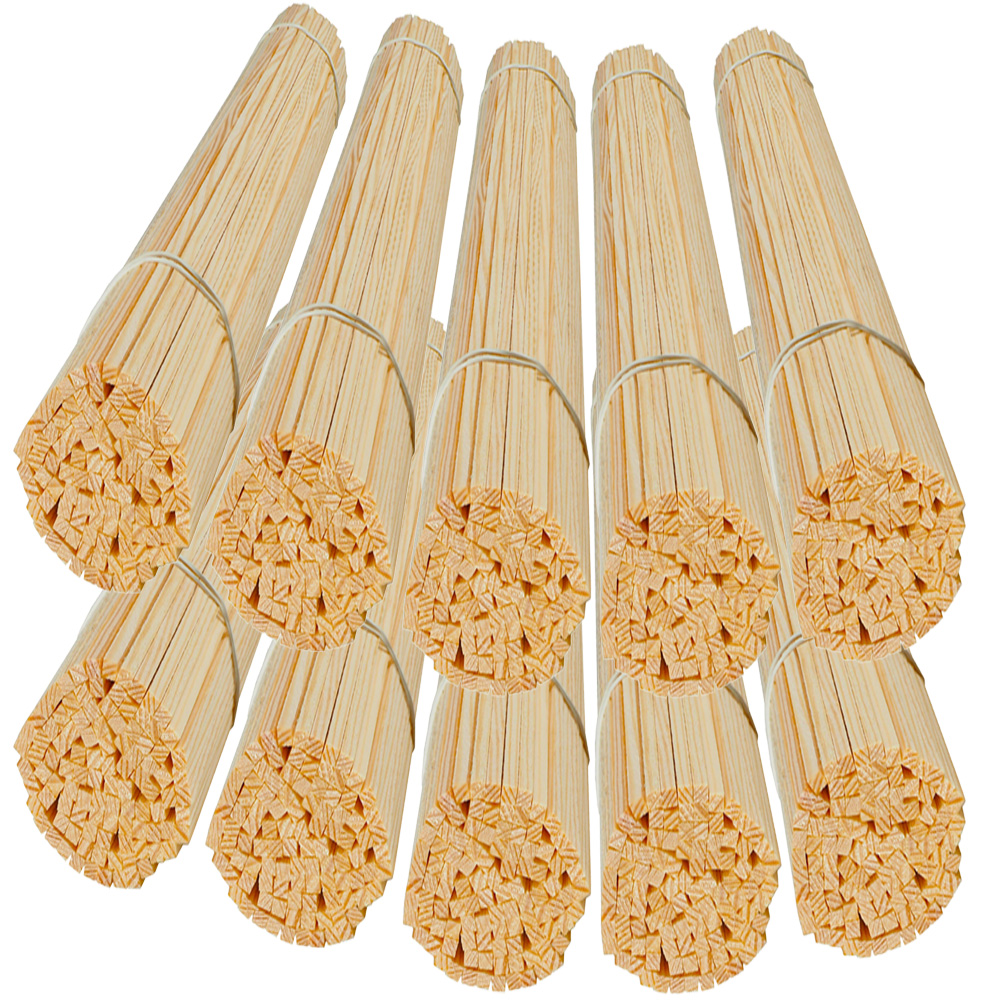 Patyczki do waty cukrowej Szorstkie 38 cm – 1000 szt Kwadratowe Patyki