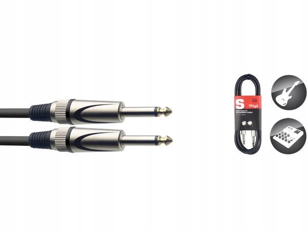 Przewód Audio Stagg SGC1 5DL 1 5M 6MM Jack 63MM Ts