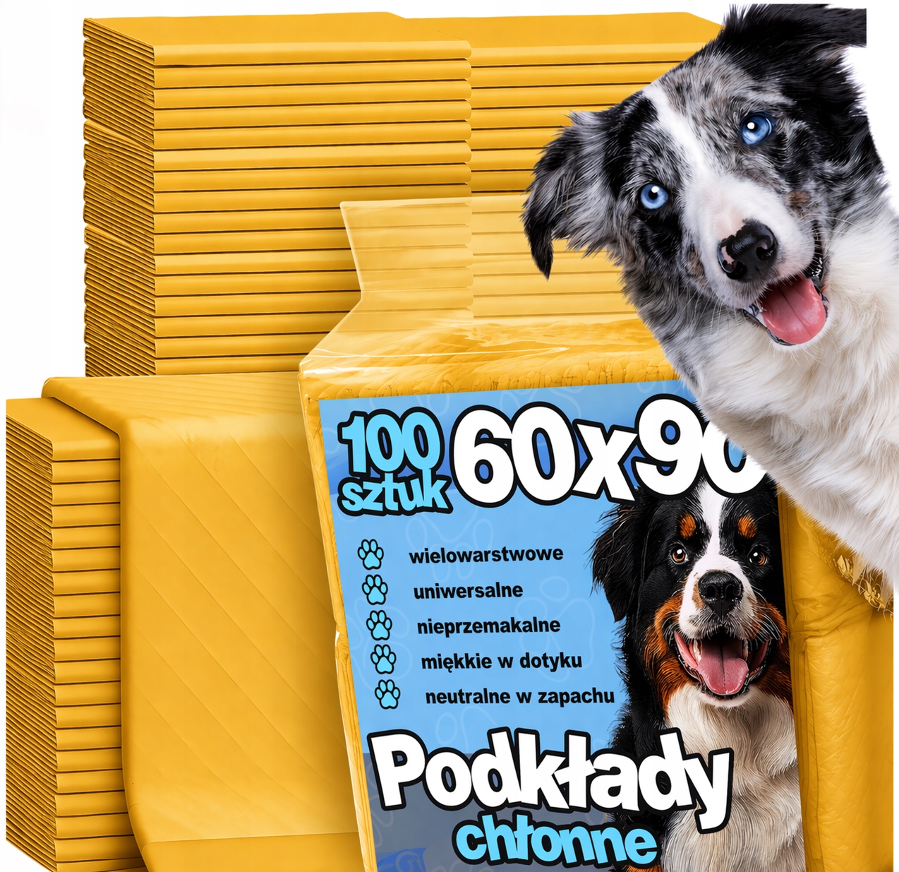 Podložky Pro Psa Hygienické Učení Savé 100 Kusů 60X90 CM