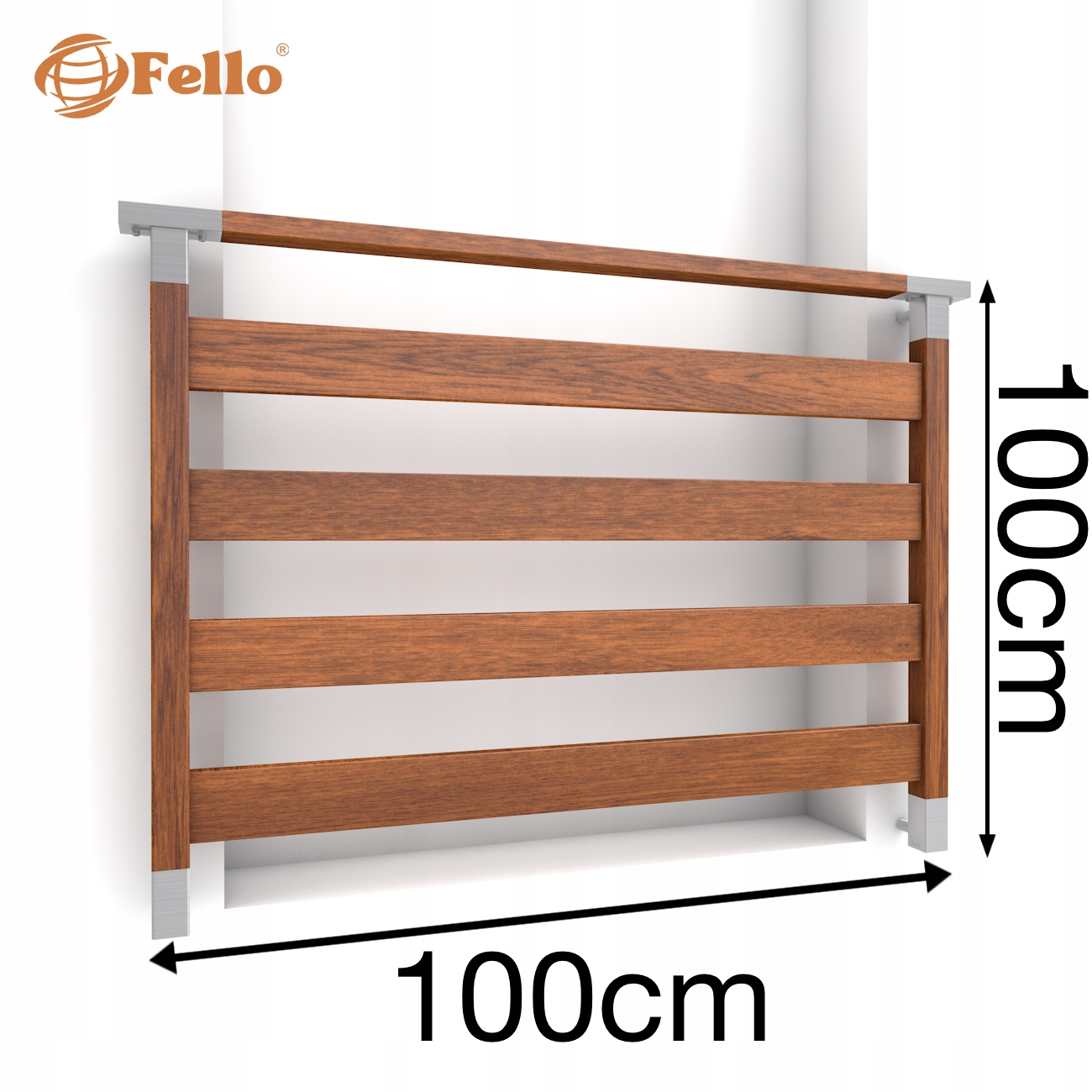CLASSIC4 Francúzsky balkón 100 cm Balustrada