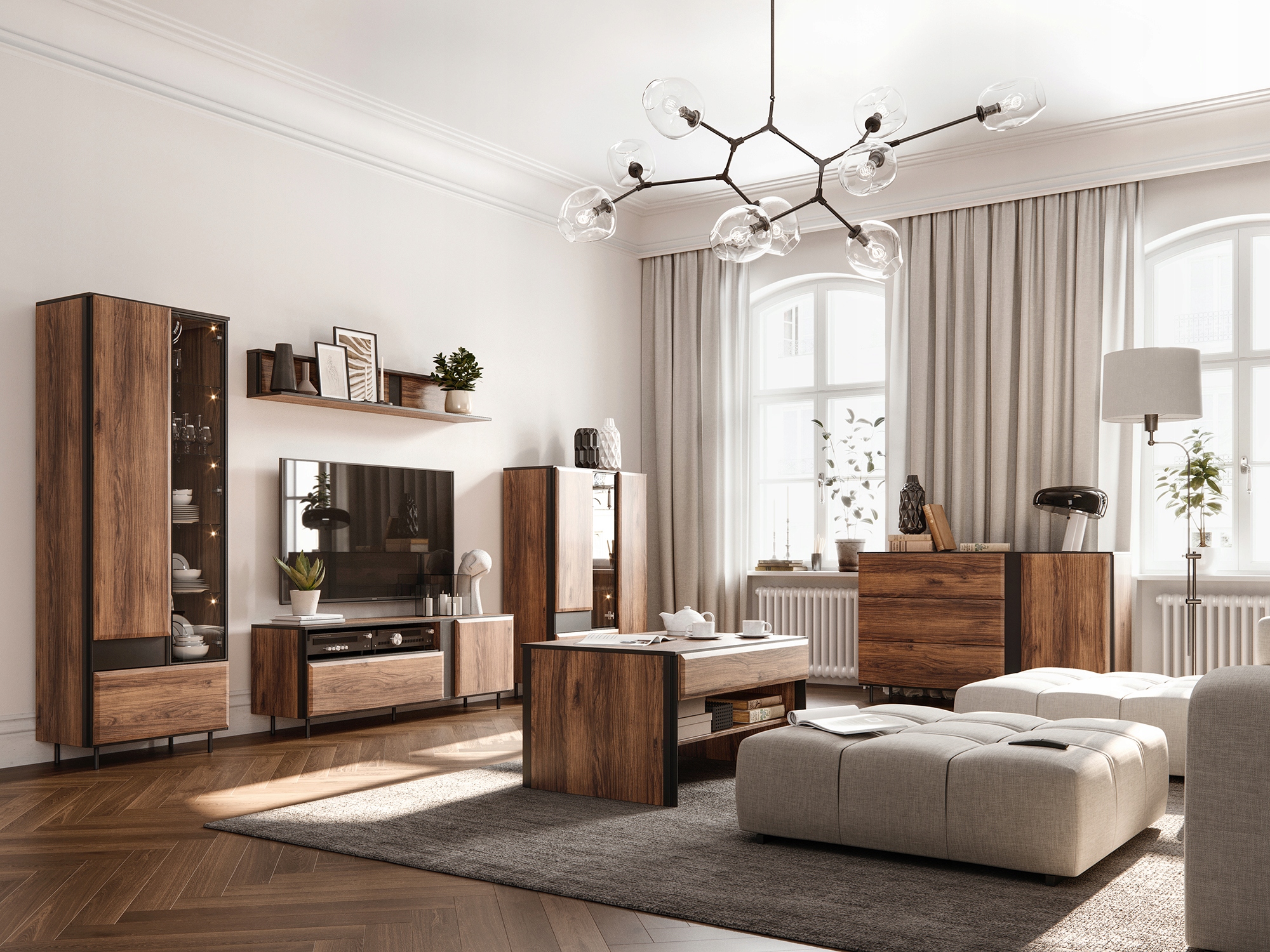 Komoda BG-07 150 cm INDUSTRIALNA KOLEKCJA BORGA Kod producenta Borga