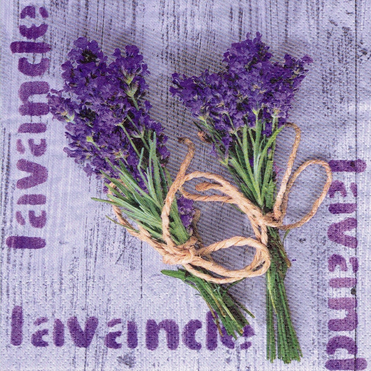 Serwetka decoupage 1071A serwetki Lawenda kwiaty