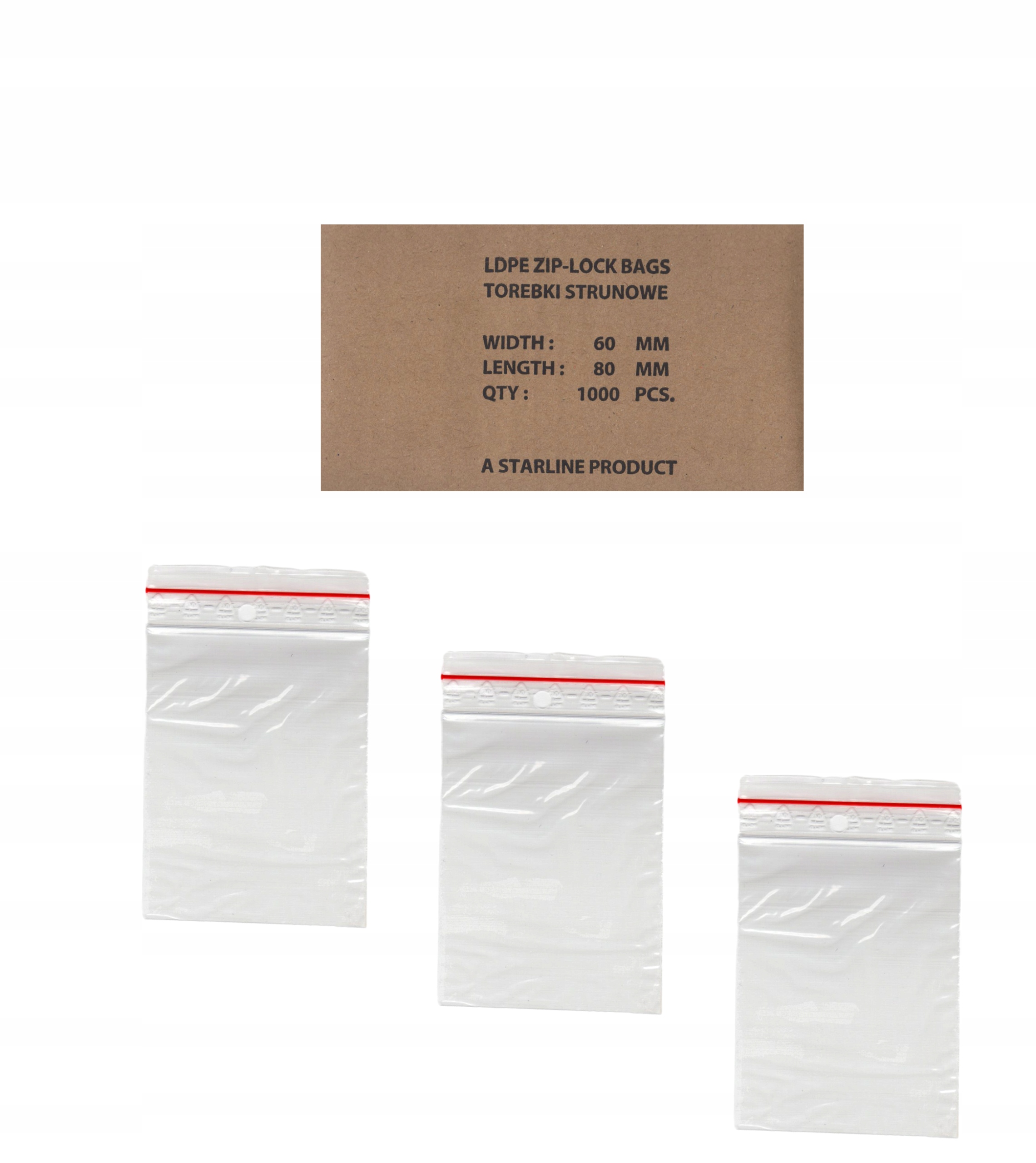 

Woreczki Torebki Strunowe 60x80 6/8 Lego '100