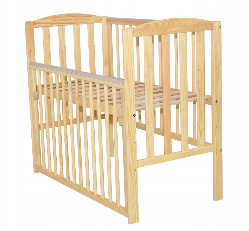 ŁÓŻECZKO Z OPUSZCZANYM BOKIEM 100X50 TOBIASZ -NAT Marka Aruś