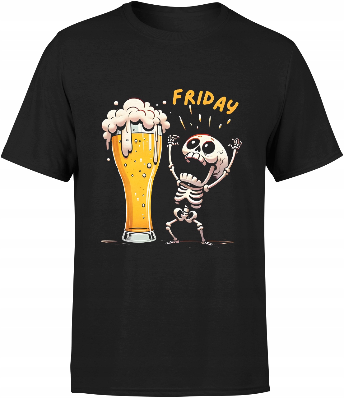 KOSZULKA PIWO ŚMIESZNA MĘSKA Z NADRUKIEM ŚMIESZNE KOSZULKI NADRUK Z PIWEM