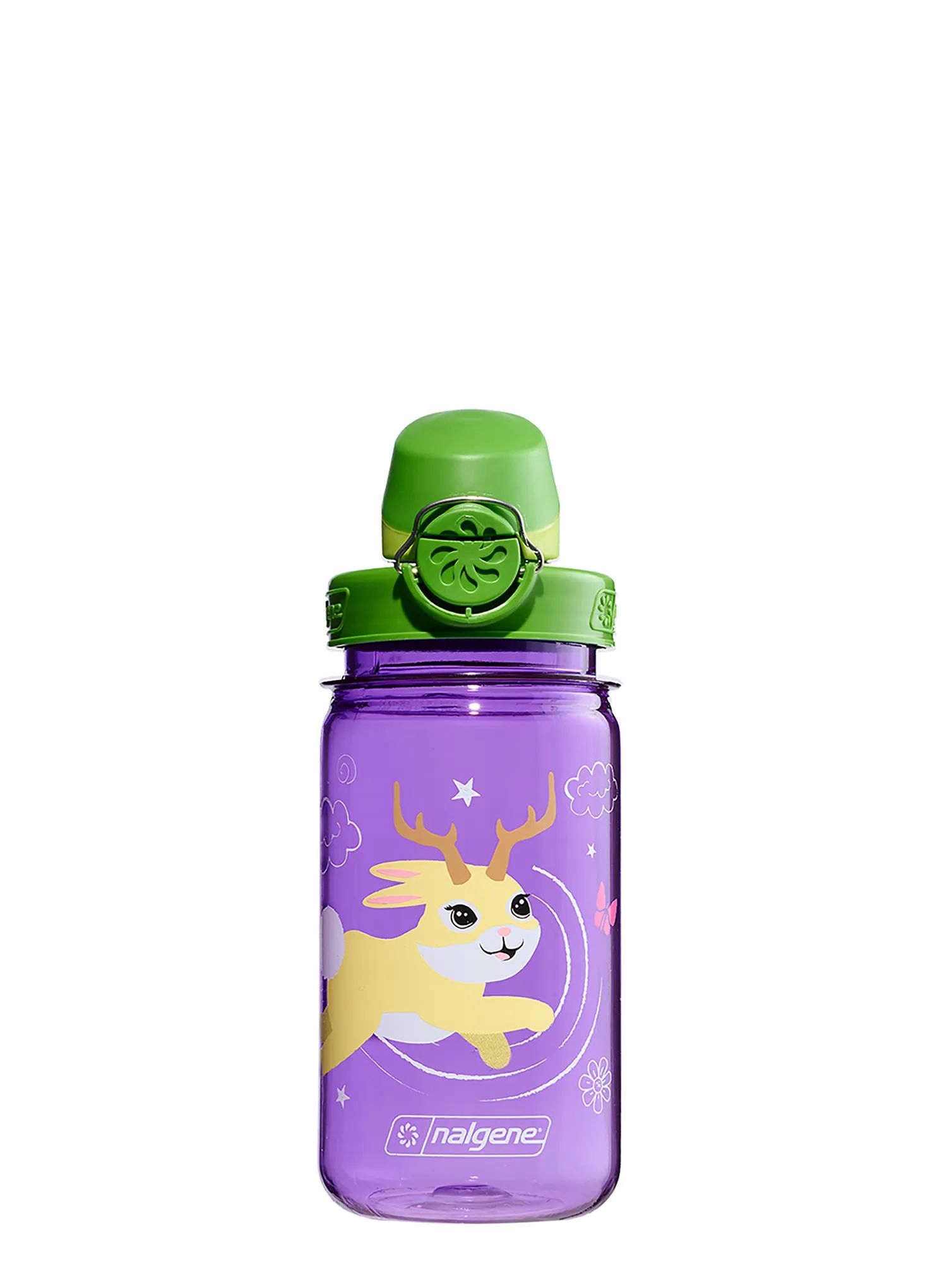 Butelka na wodę dla dzieci Nalgene On The Fly Kids 12 oz (350 ml) purple