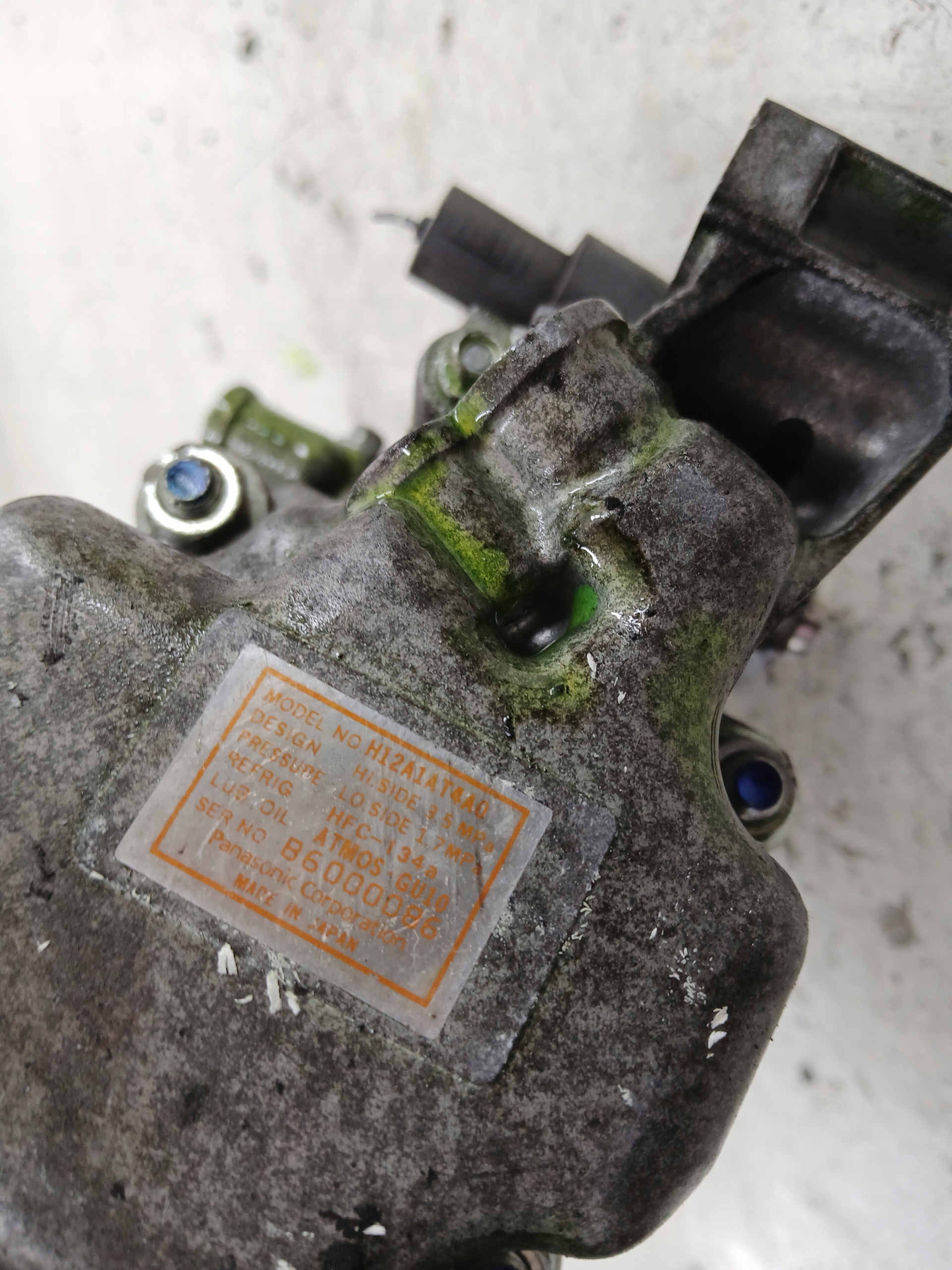 MAZDA 6 GG compressor; compressor of the air conditioning H12A1AT4A0 PANASONIC