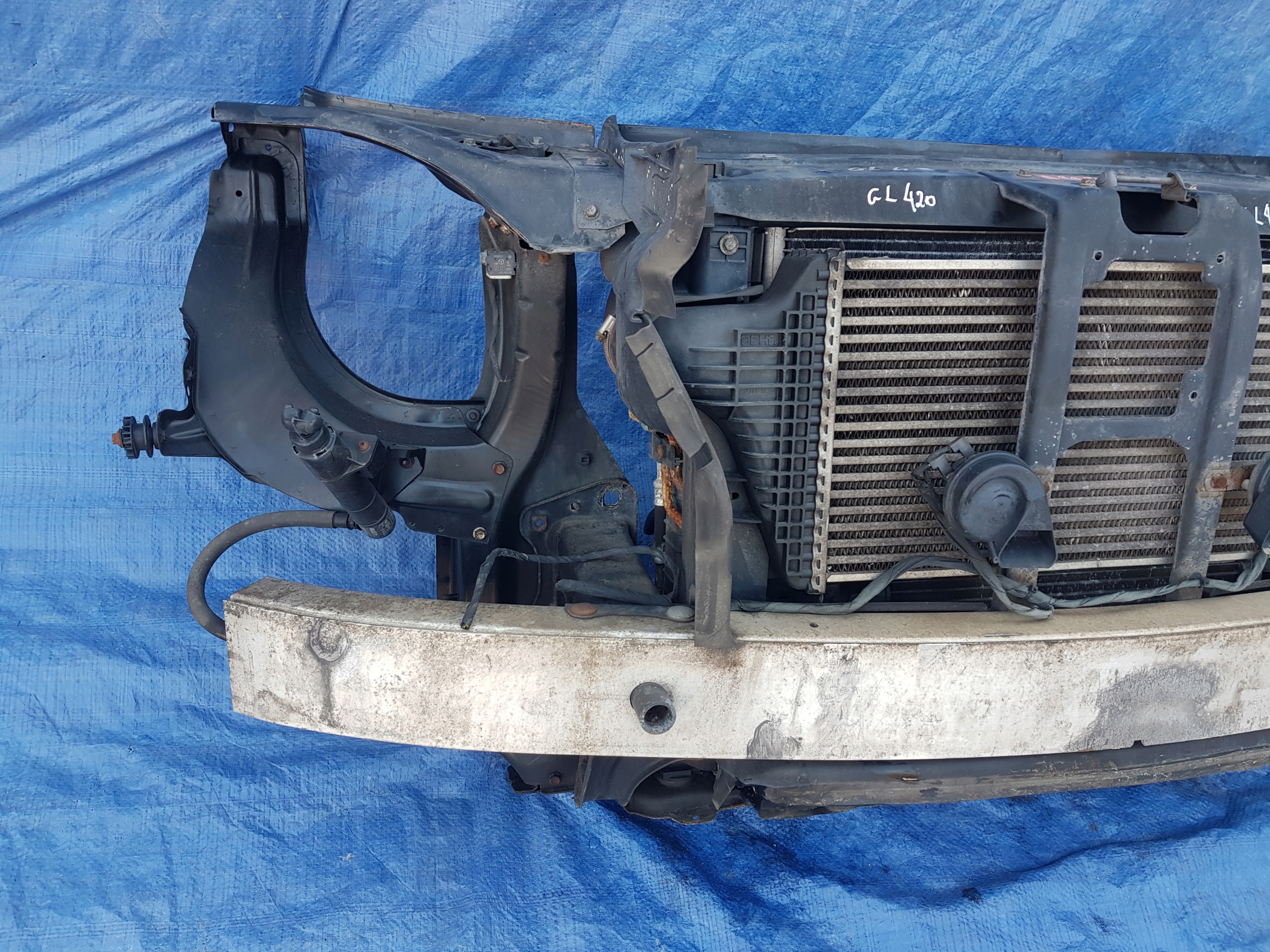 support panel for radiators radiator MERCEDES GL X164 4.0 4.2 CDI V8