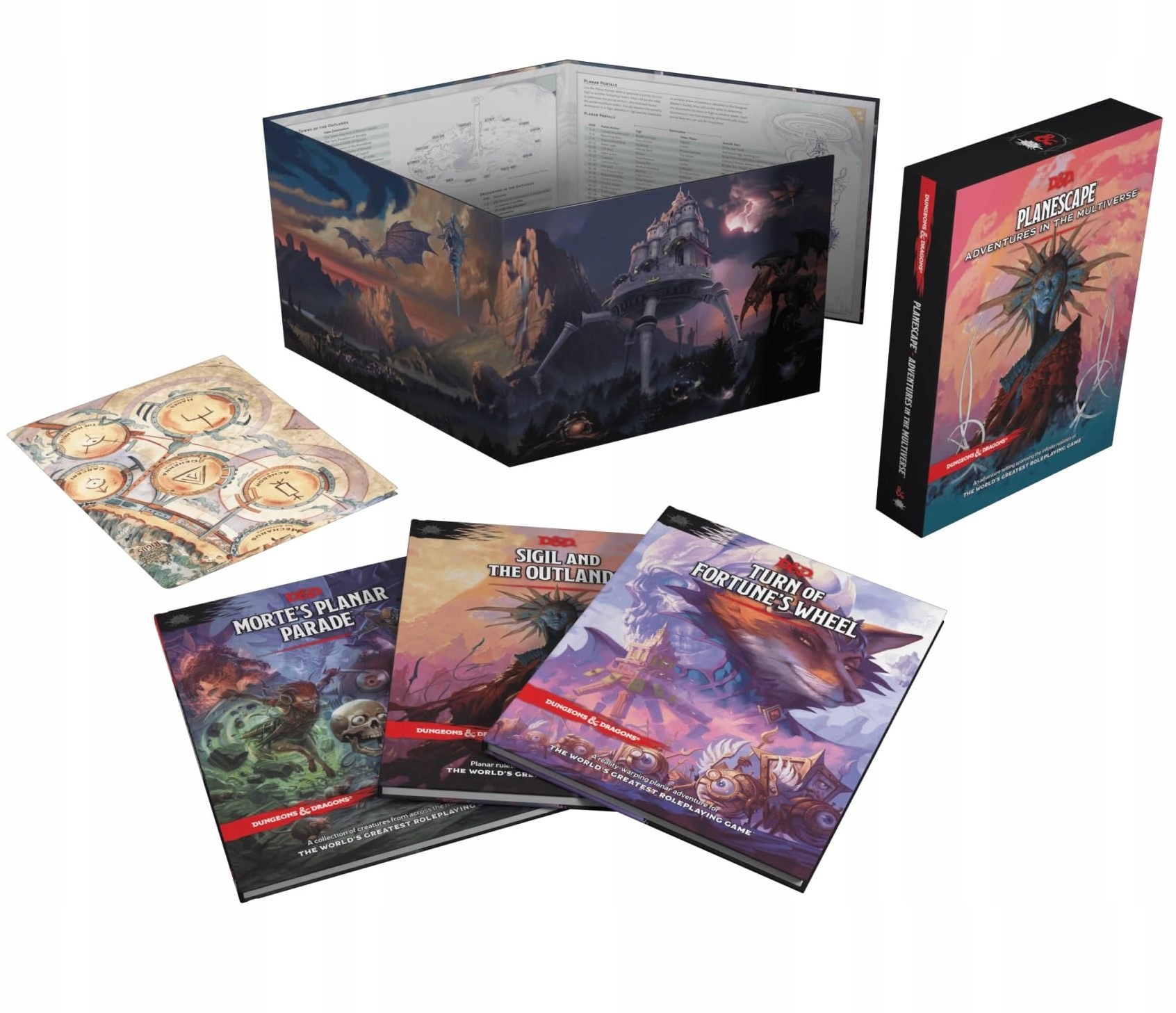 DND PLANESCAPE: ADVENTURES IN THE MULTIVERSE SET System Dungeons and Dragons