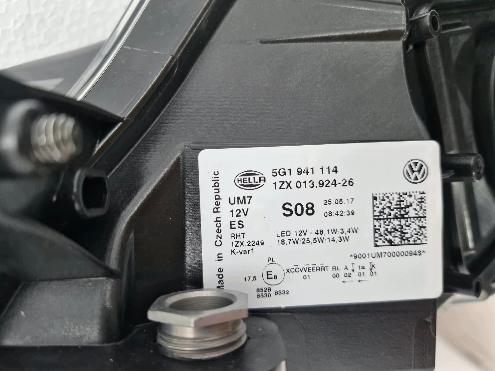 licht rechts VW Golf VII 7 LIFT FULL LED 2 Moduly neu