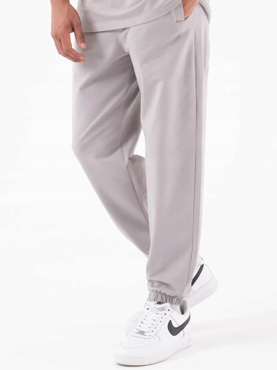 Pánské Tepláky Jogger Pohodlné Šedé Machinist Regular Basic S