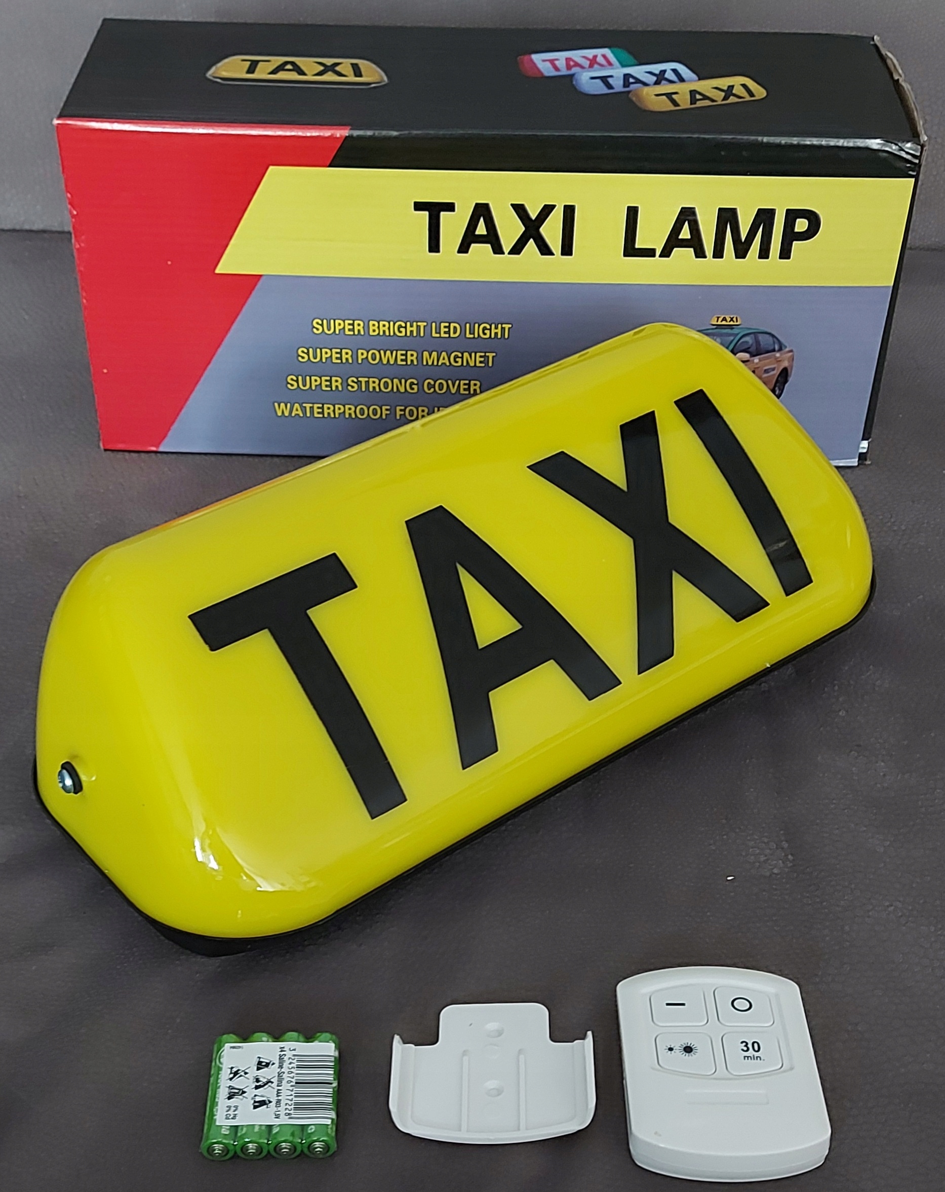 BEZPRZEWODOWA LAMPA KOGUT TAXI NA PILOTA Light Source LED