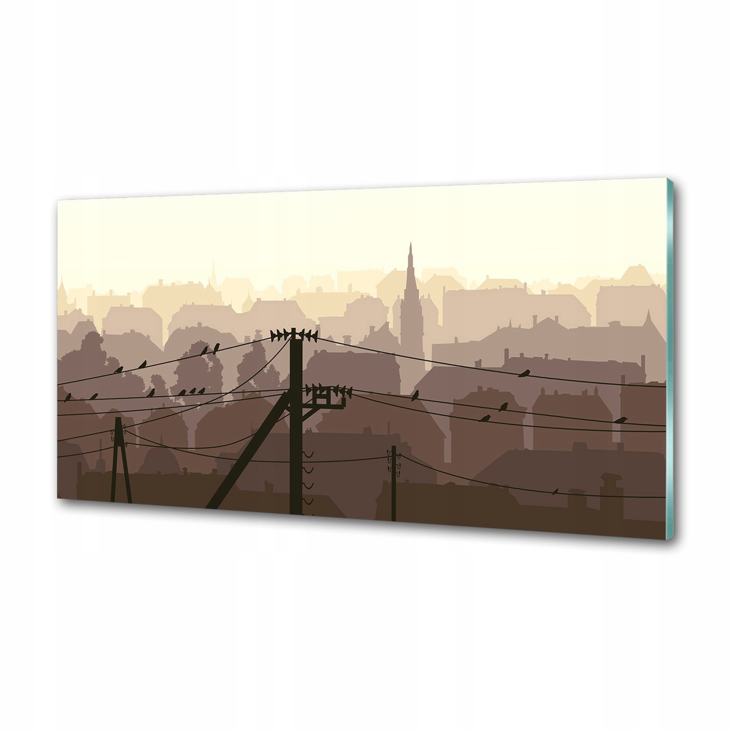 Panel lacobel Mesto, napäťová linka 100X50 Lepidlo