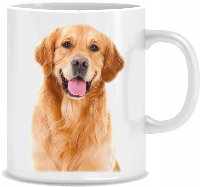 

Kubek z psem Golden Retriever +kartonik