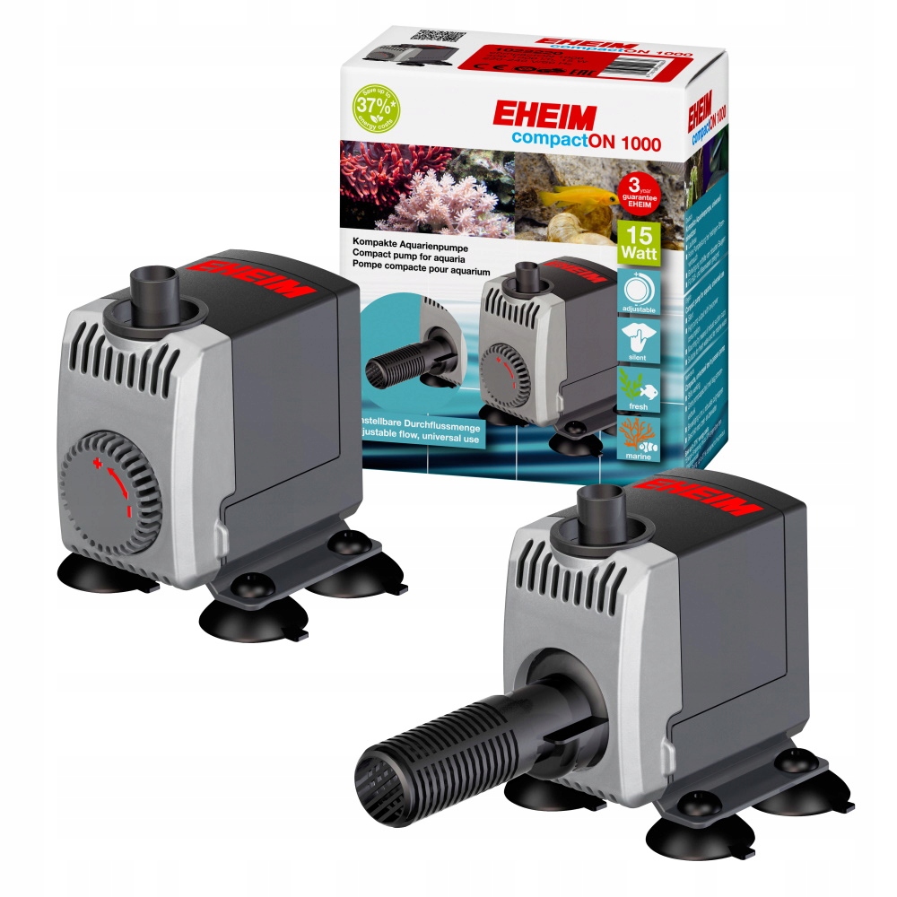 Vodní Čerpadlo Compacton 1000 Pro Akvárium, Cirkulace, Regulovatelný Tichý Pohon