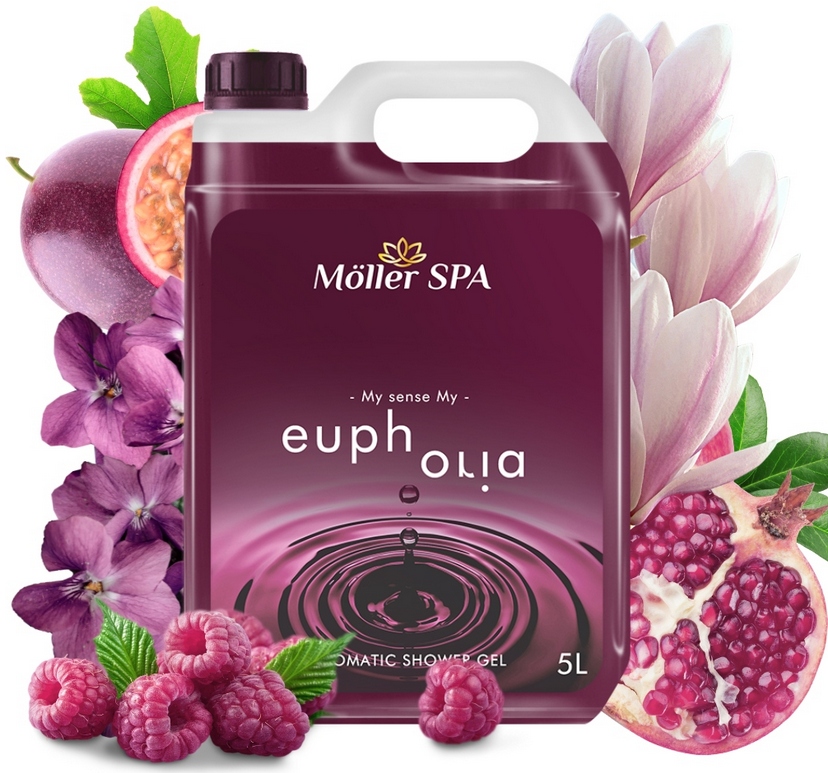 Möller Spa My sense My Euphoria Sprchový Gel S Vůní Parfému 5 L