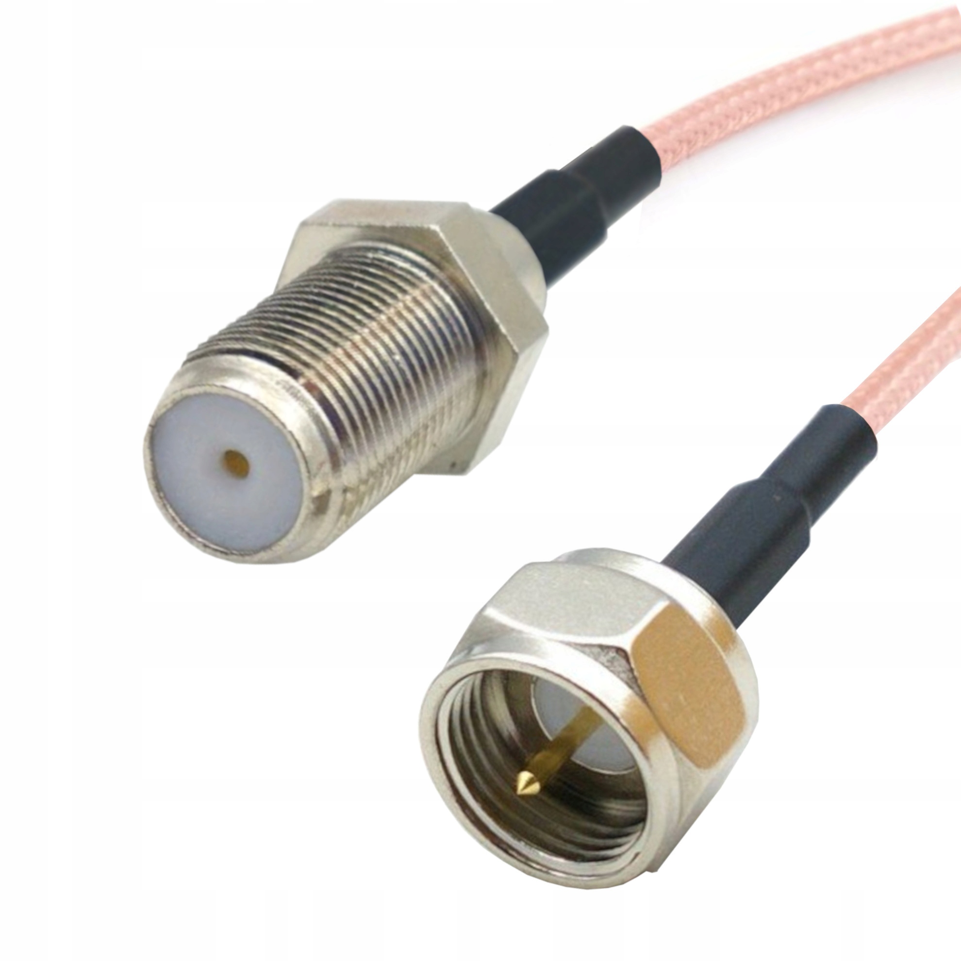 Pigtail F zástrčka F zásuvka RG316 50om 5 m