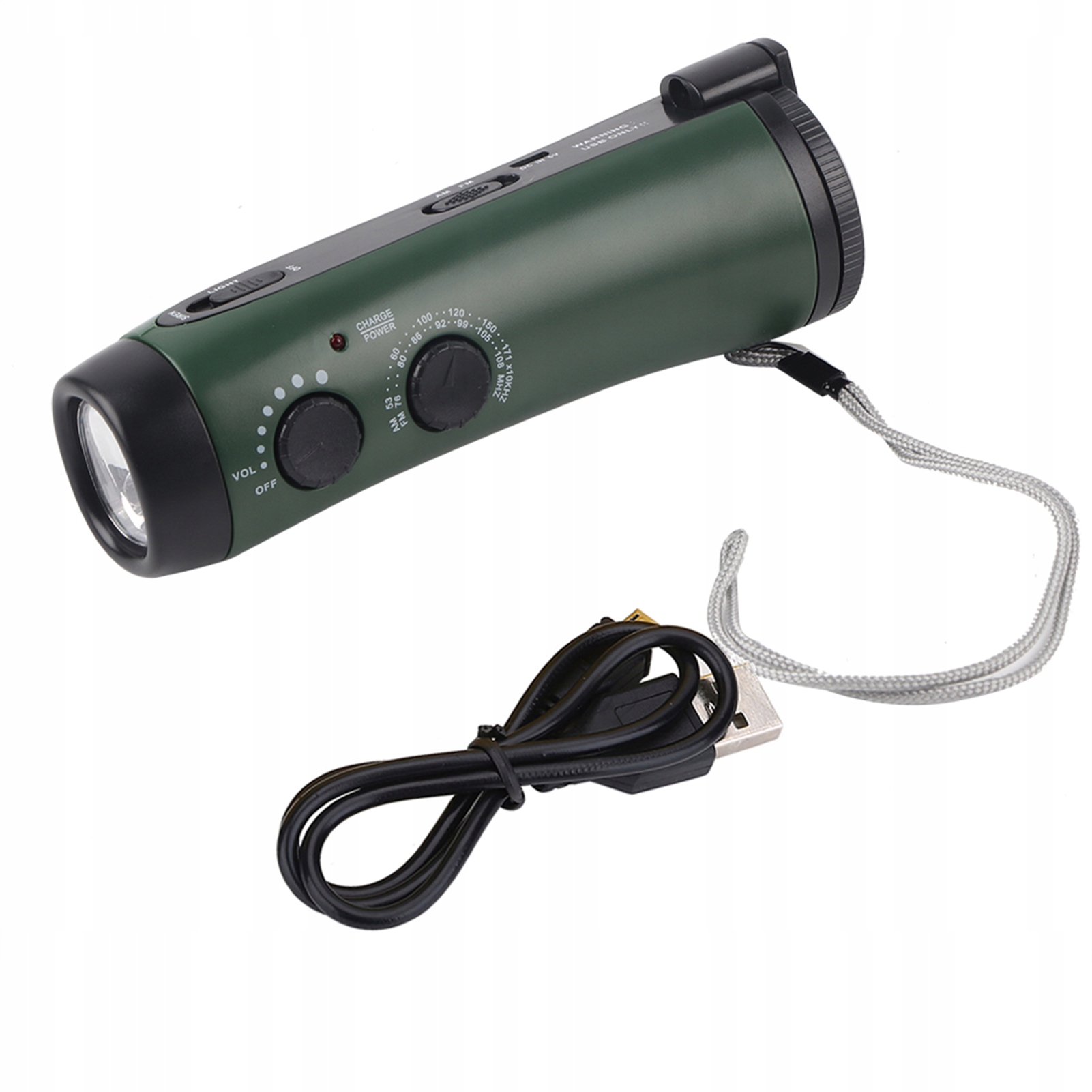 korba ręczna awaryjne radio latarka Marka bez marki