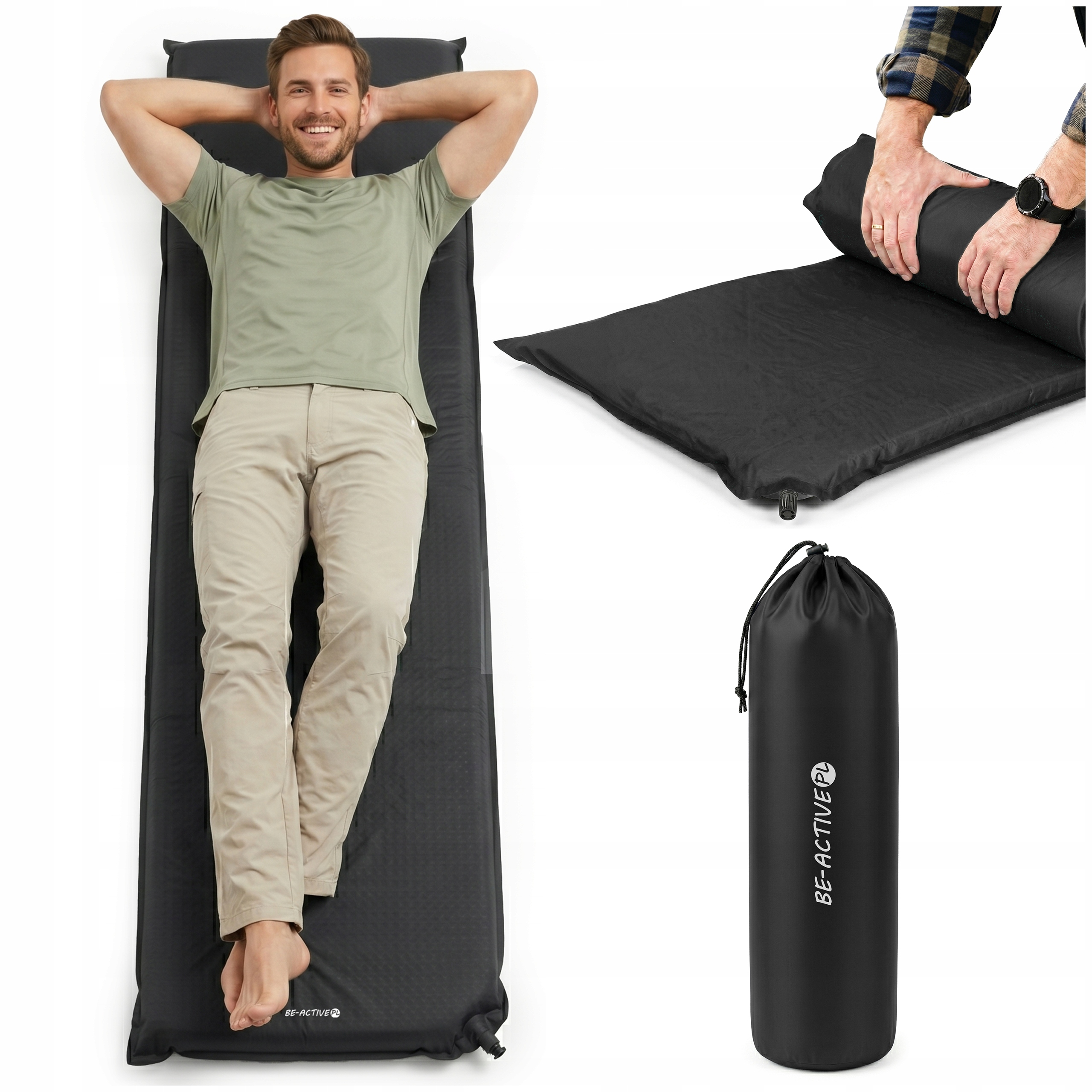 Mata Samopompująca Materac Karimata Turystyczna Gruba Kempingowa