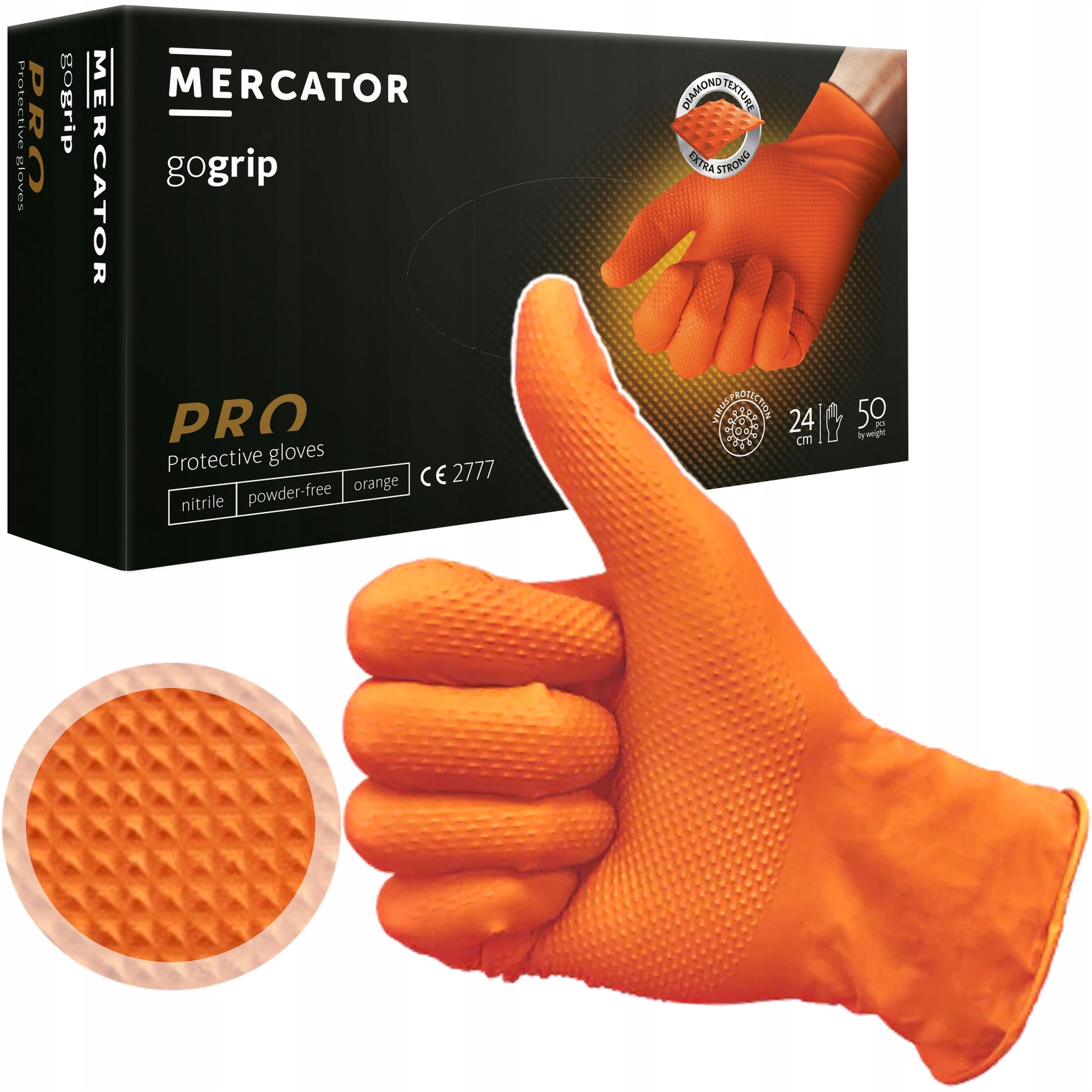 

Rękawiczki Nitrylowe Rękawice Ochronne XL 50szt