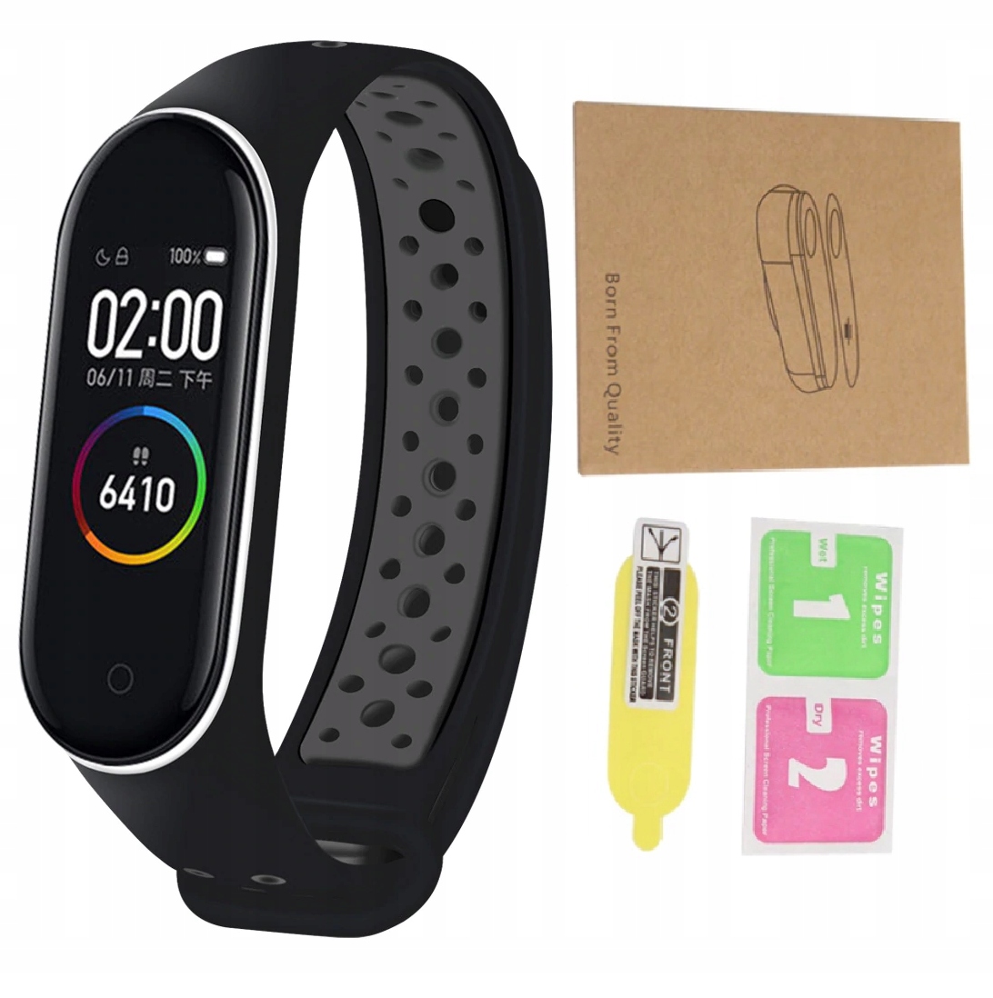 

Opaska Zamienna do Xiaomi MI Band 4 +folia Perfo s