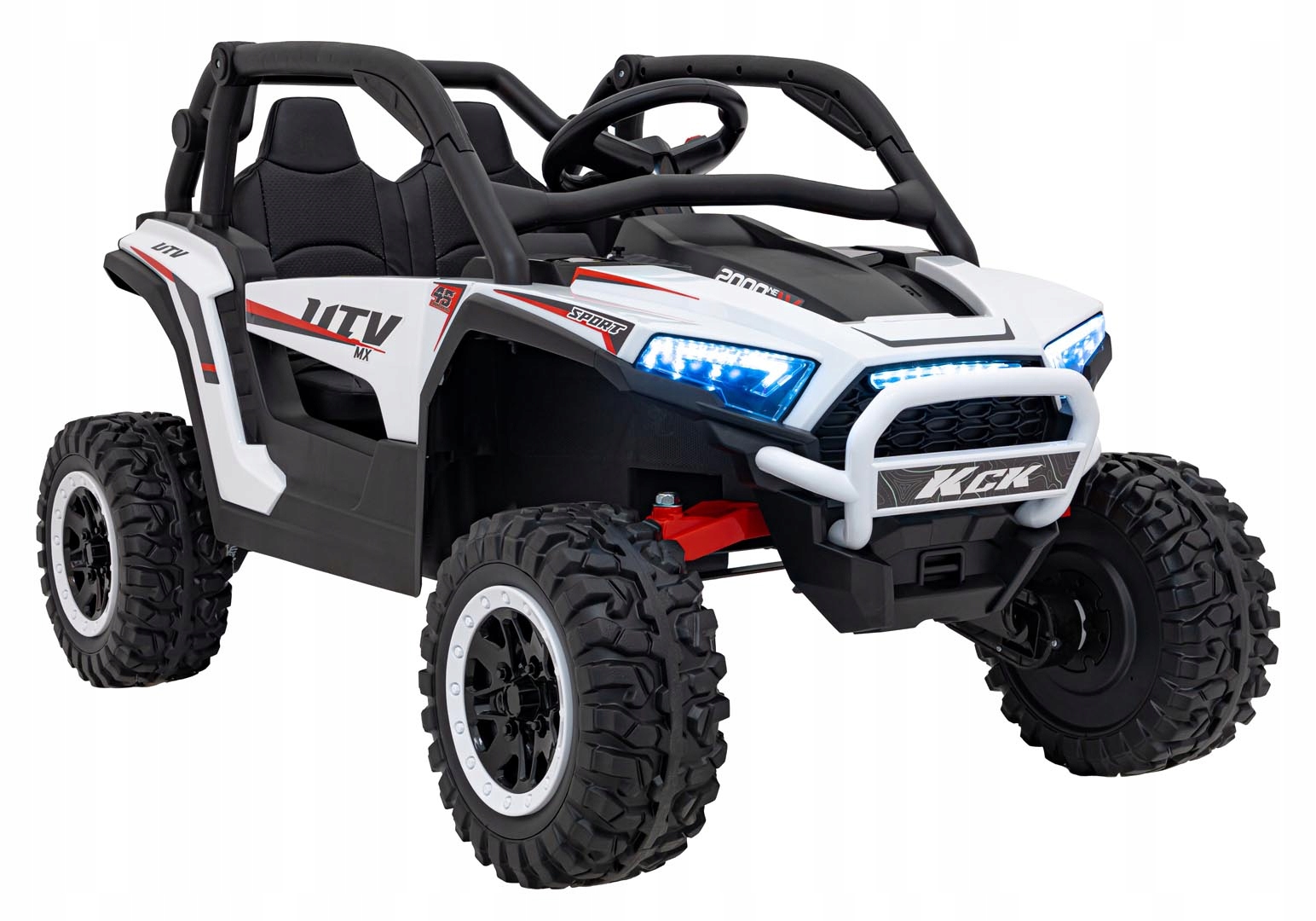 Auto Pojazd Na Akumulator 24V Buggy 4x4 Kck 4x70W MP3 Led Skóra Pilot Eva