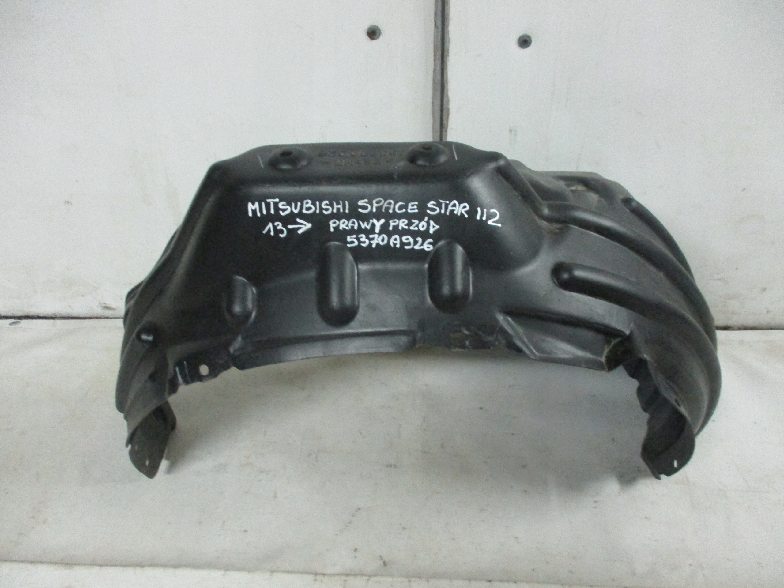 mudguard right front Mitsubishi Space STAR 2 II 13r 5370A926