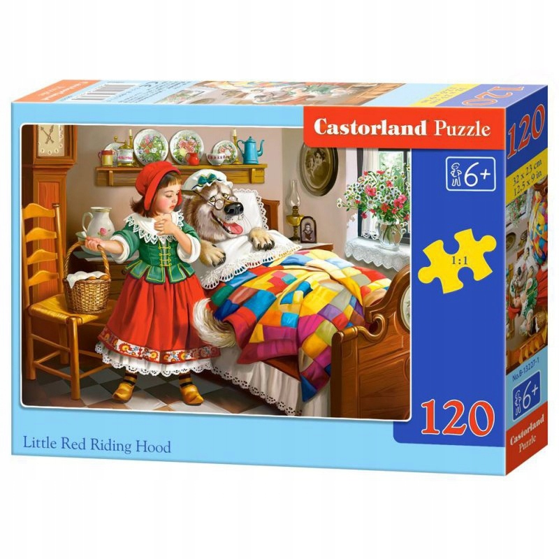 

Puzzle bajkowe dla 6 latka Czerwony kapturek 6+