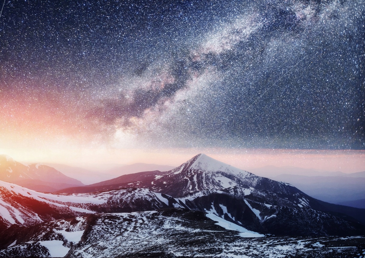 

Fototapeta Flizelinowa Gwieździste niebo 208x146