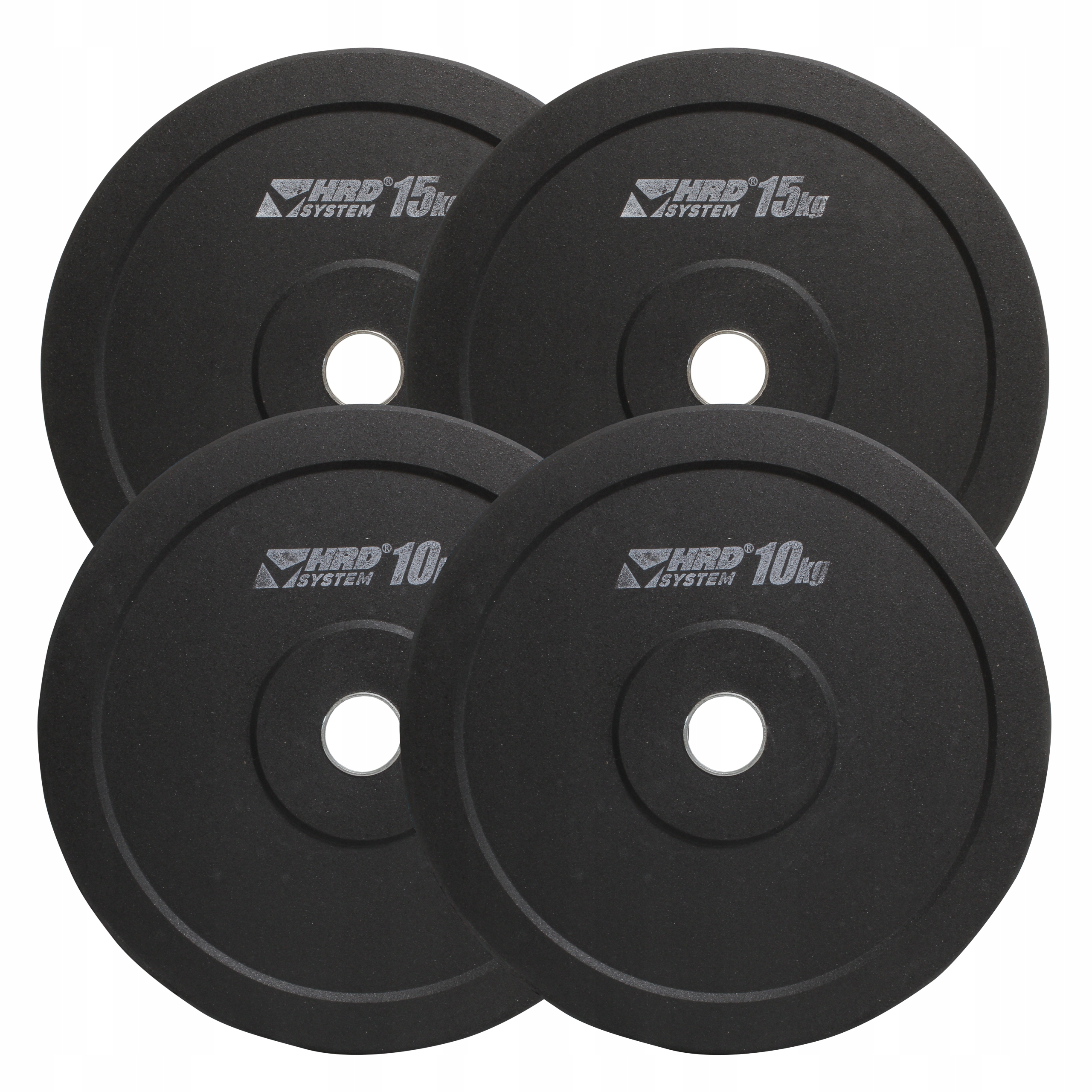 HRD SYSTEM ZESTAW 50KG OBCIĄŻENIE OLIMPIJSKIE BUMPER 50,5MM