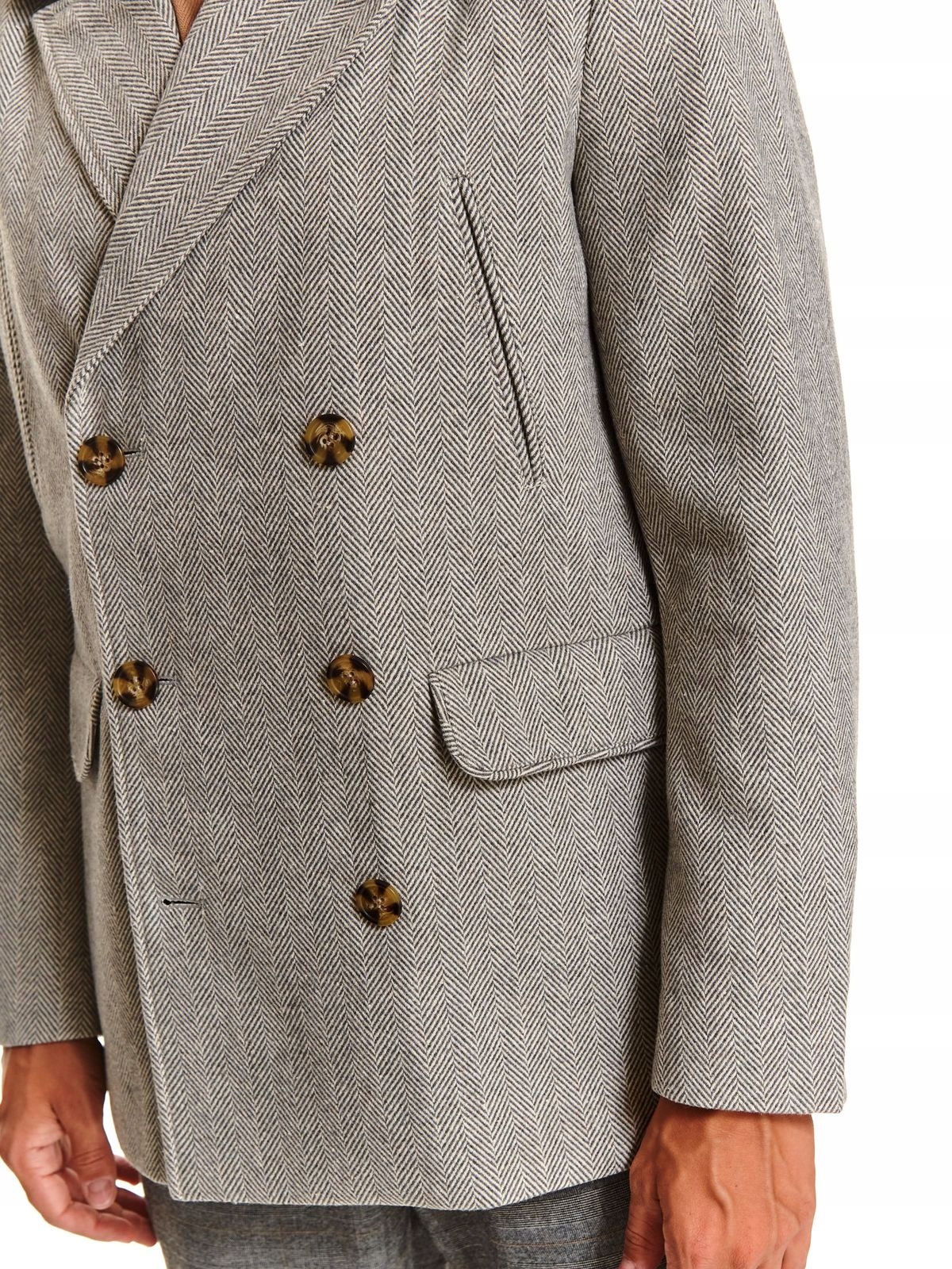 M8090 TOP SECRET ELEGANCKI PŁASZCZ BOSMANKA _XL Rodzaj klasyczny