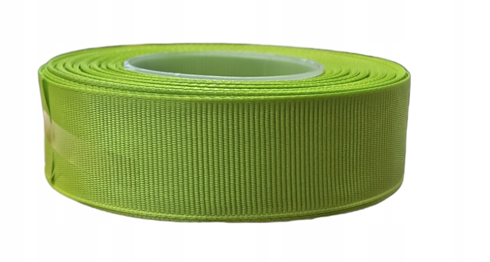 Wstążka rypsowa taśma 2,5 cm/25y Zielony