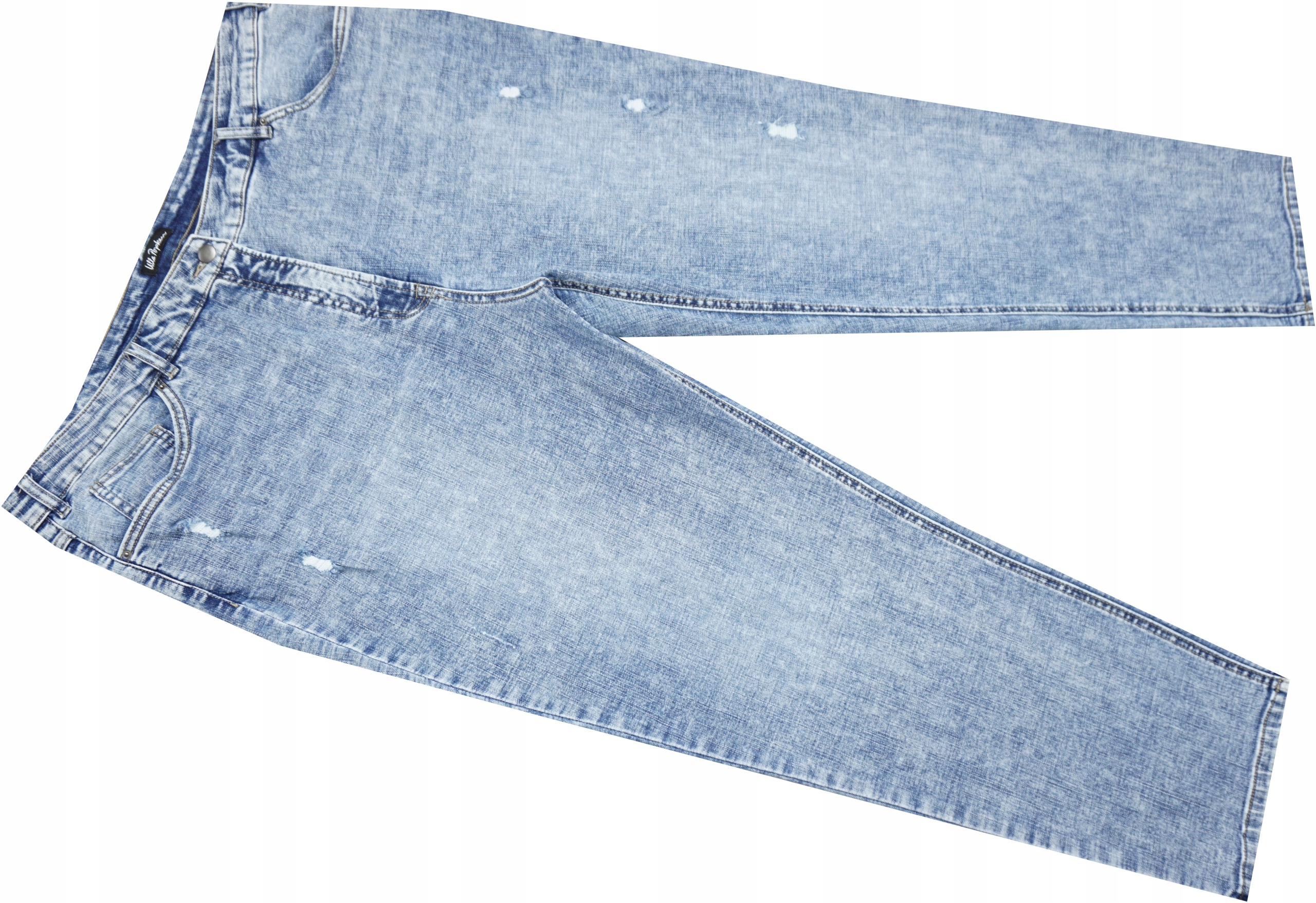 ULLA POPKEN_54_SPODNIE jeans z elastanem V589