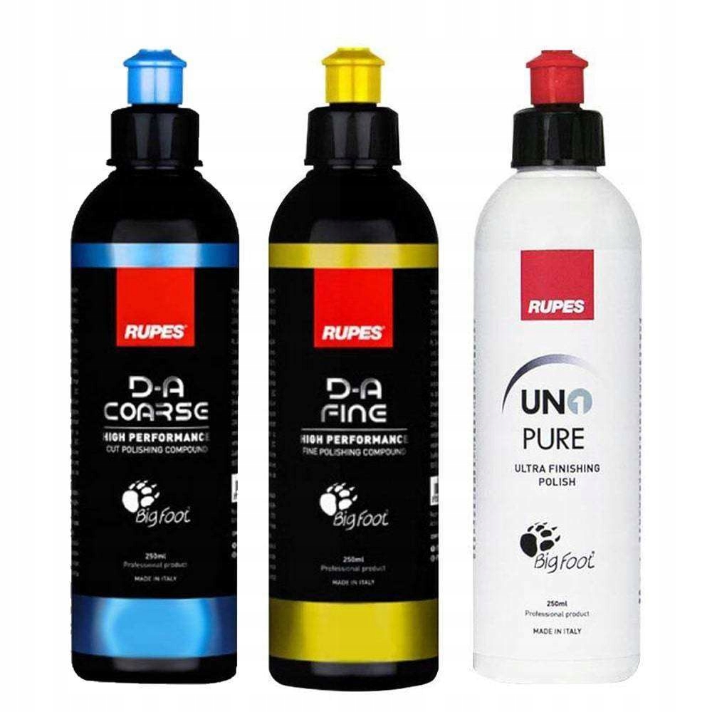 

Zestaw past polerskich Rupes Da 3x250ml korekta