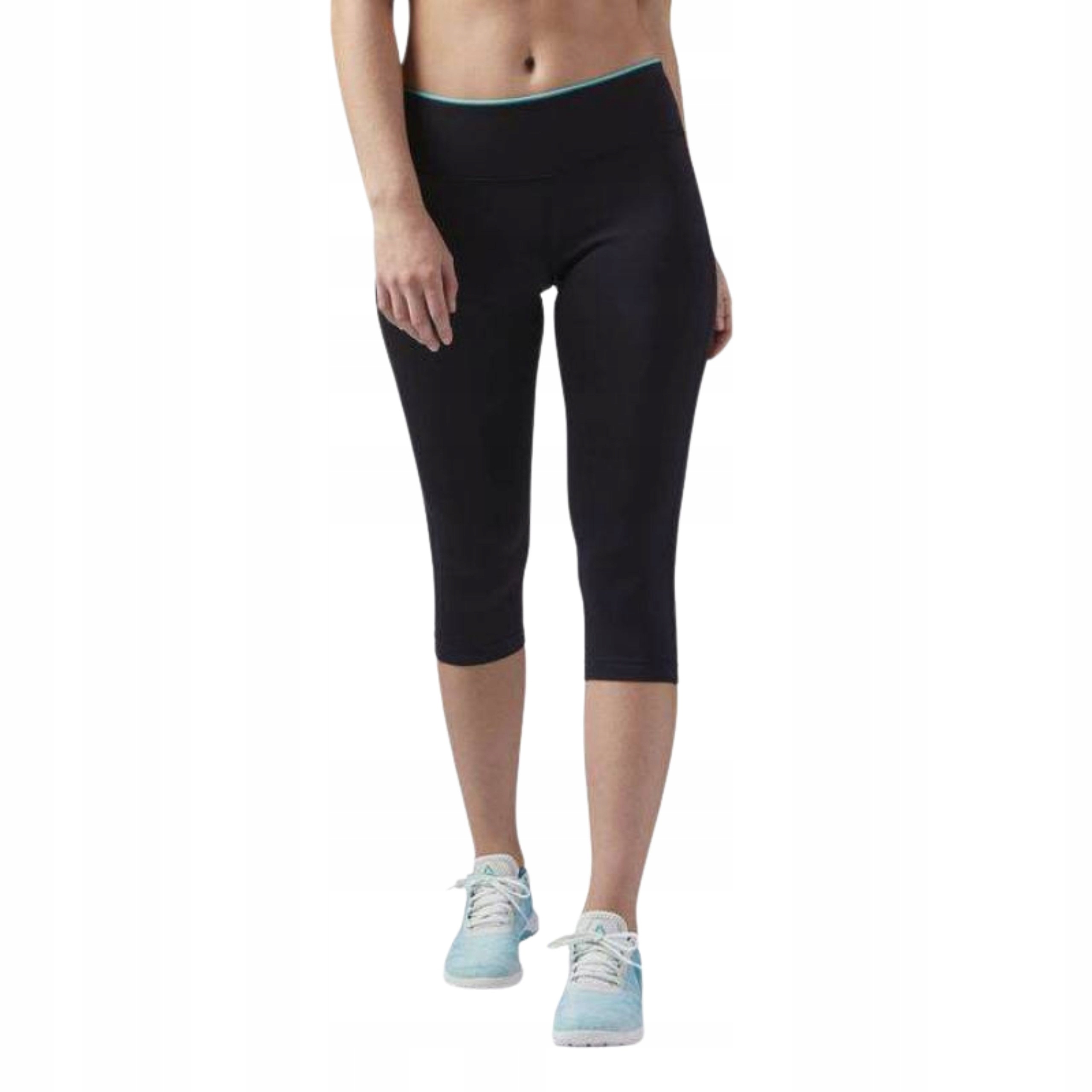 Damskie legginsy treningowe 3/4 Reebok Wor Pp Capri S
