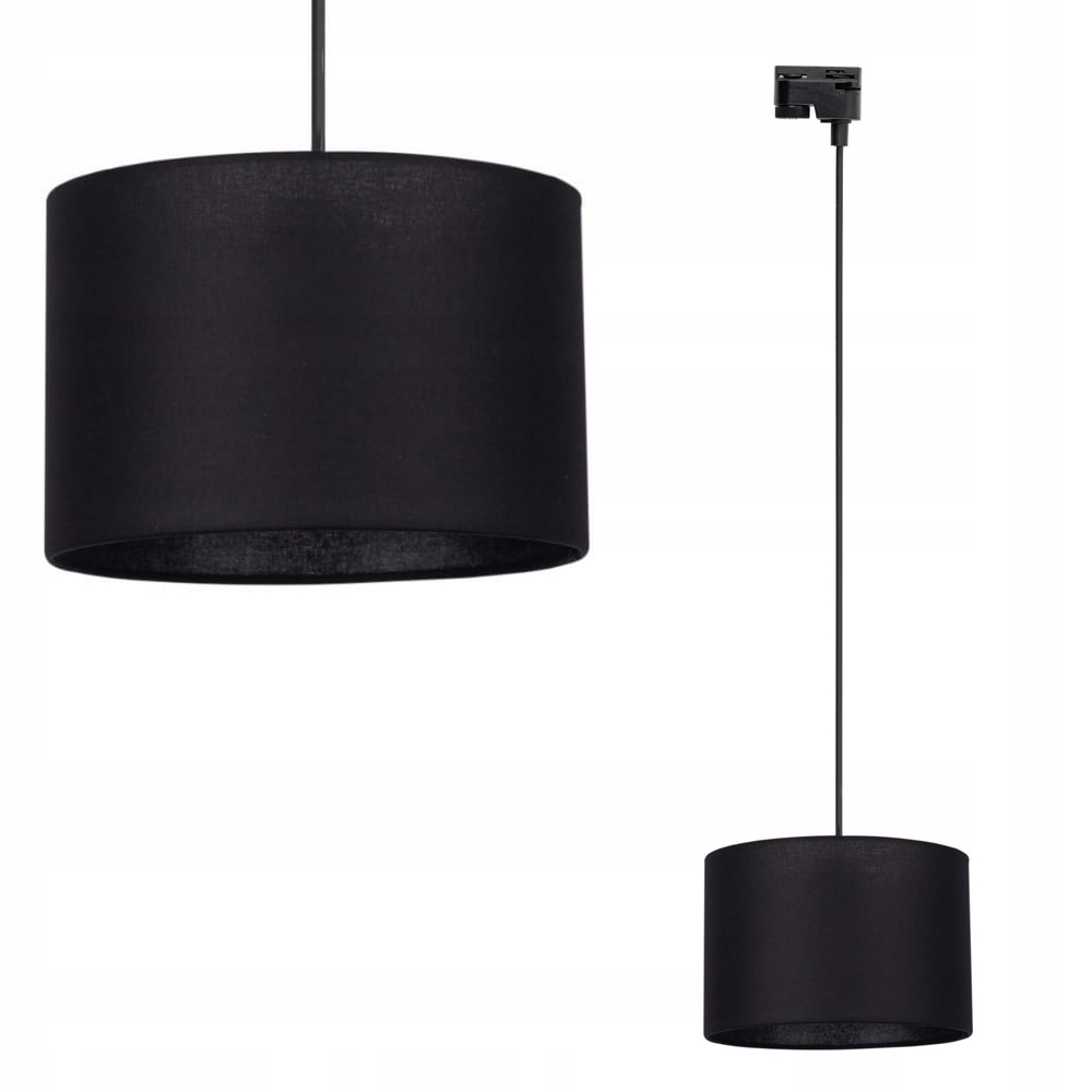 Závěsná lampa pro 1-okruhové kolejnice Tracer černá E27 10673 Tk Lighting